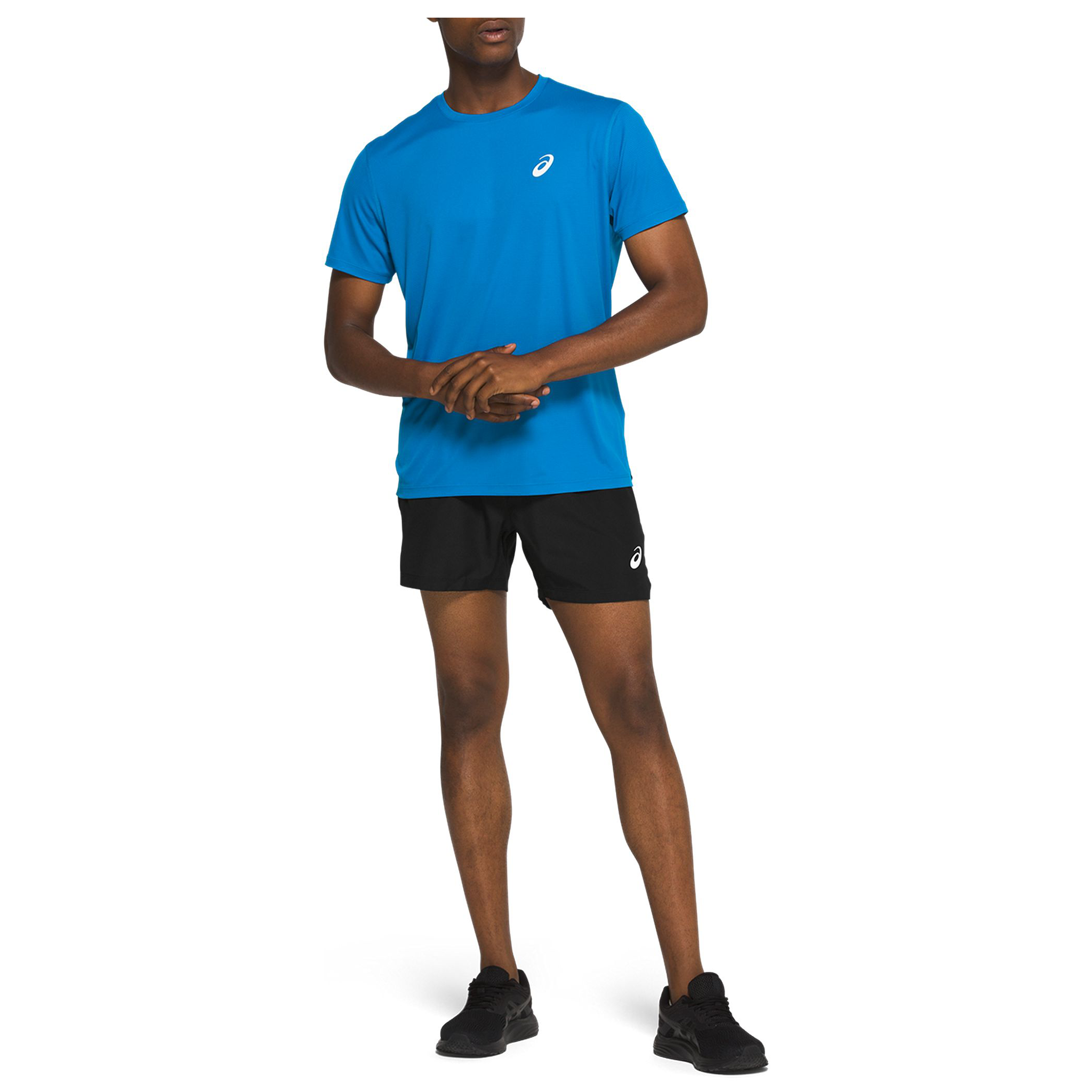 ASICS Silver Mens Running Tee