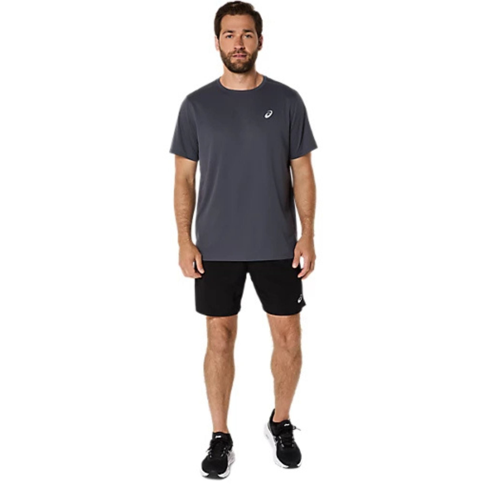 ASICS Silver Mens Running Tee