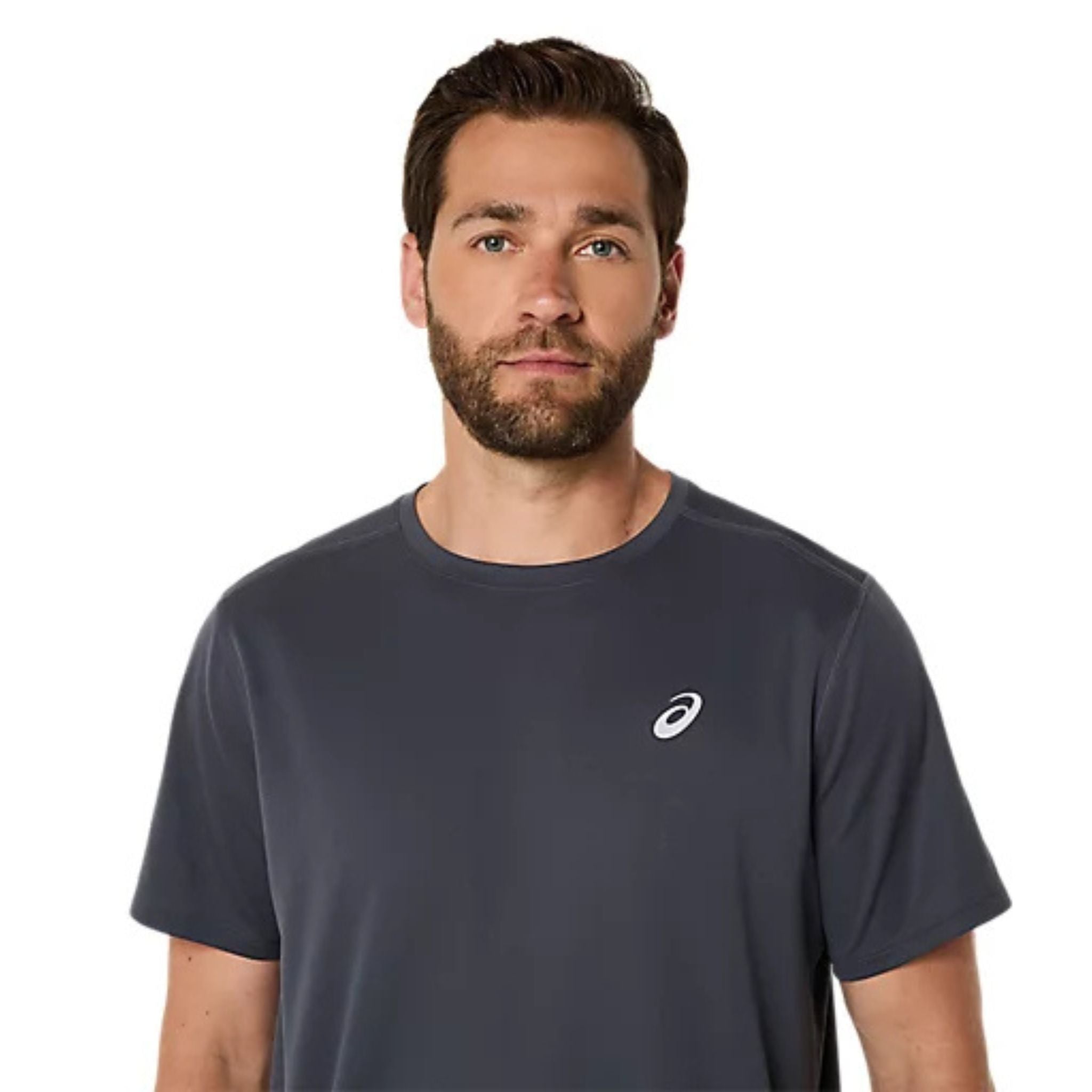 ASICS Silver Mens Running Tee
