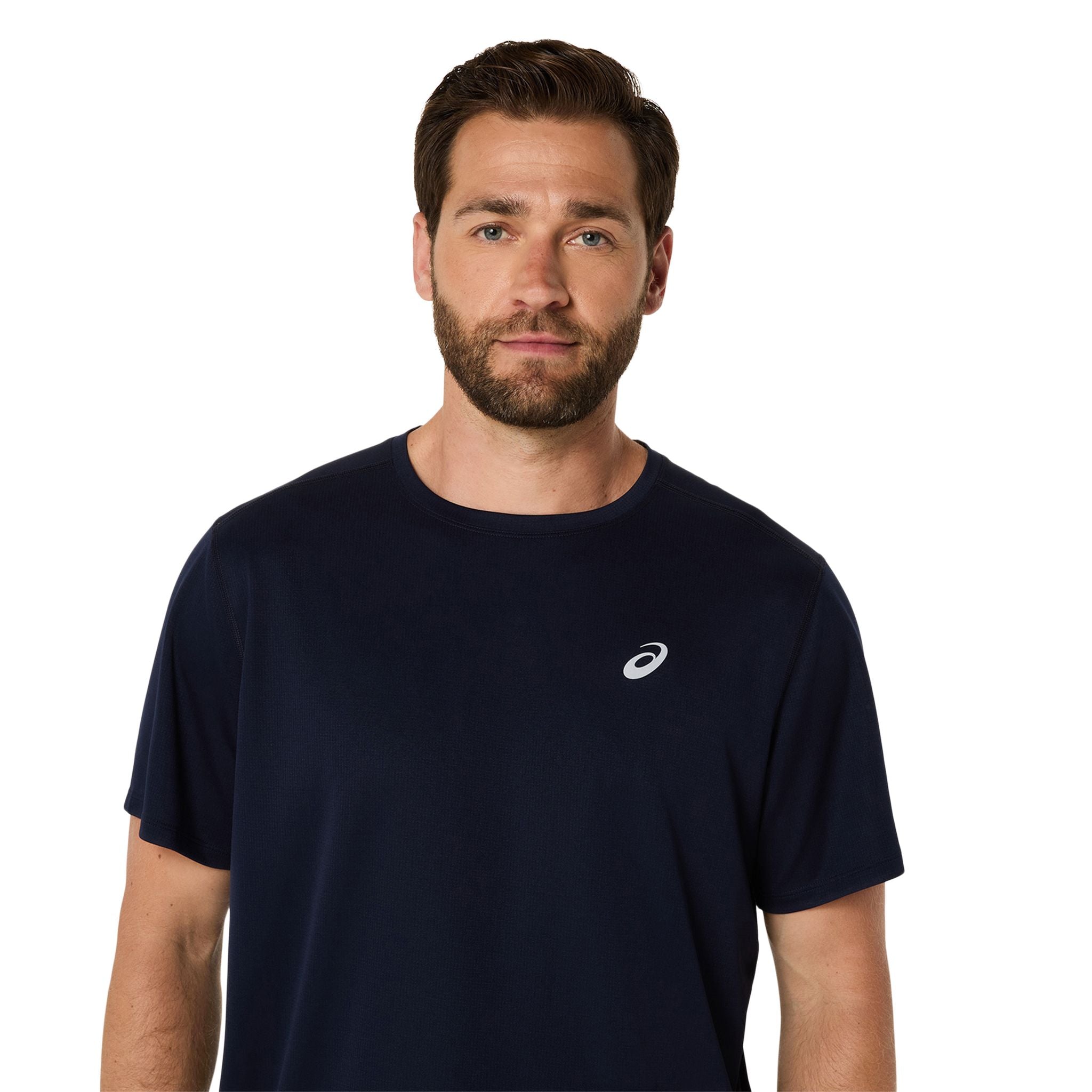 ASICS Silver Mens Running Tee