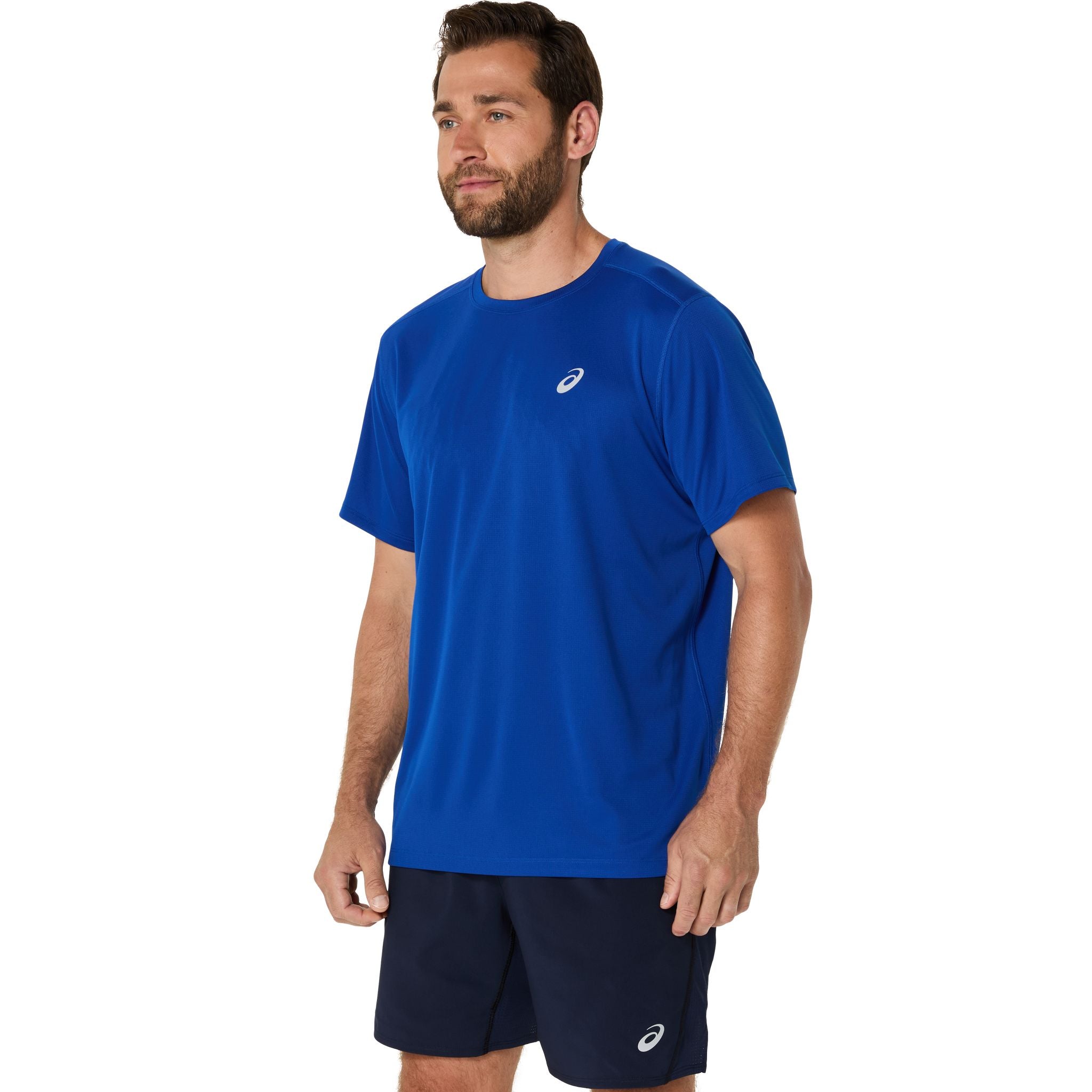 ASICS Silver Mens Running Tee