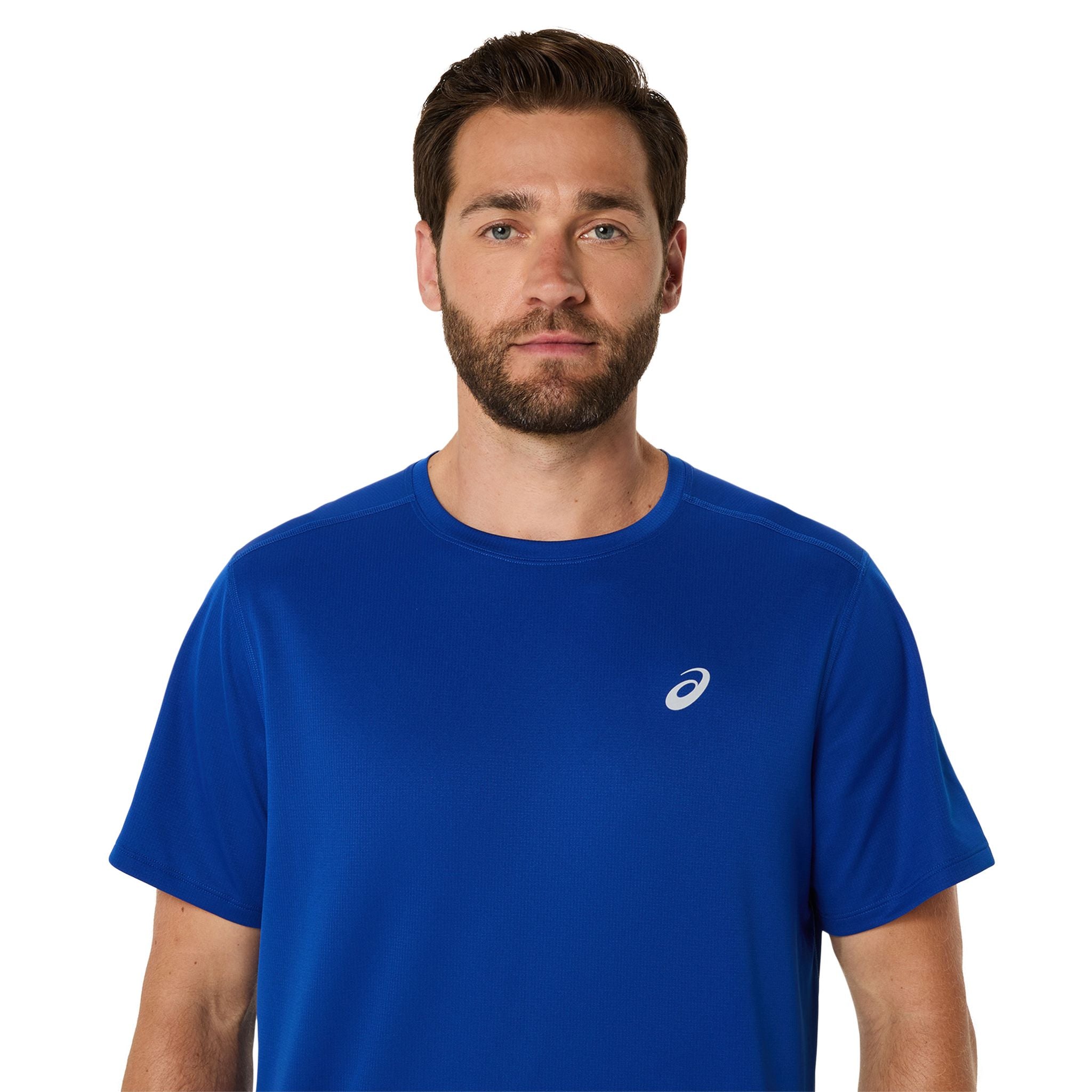 ASICS Silver Mens Running Tee