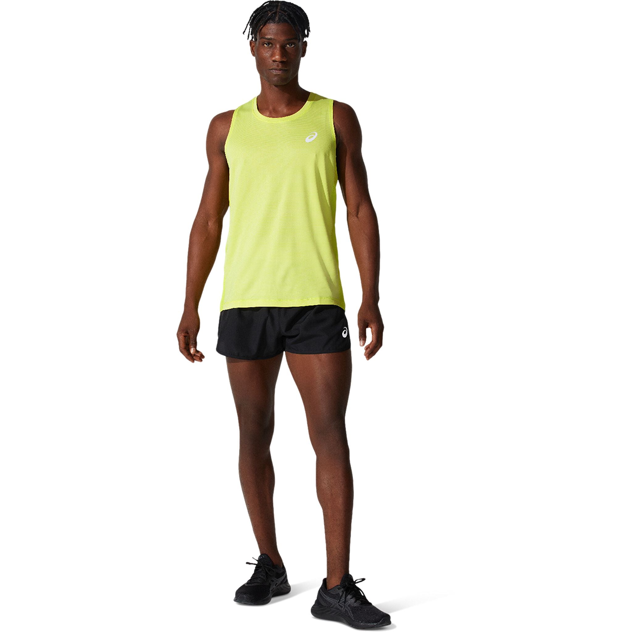 ASICS Silver Split Mens Running Shorts