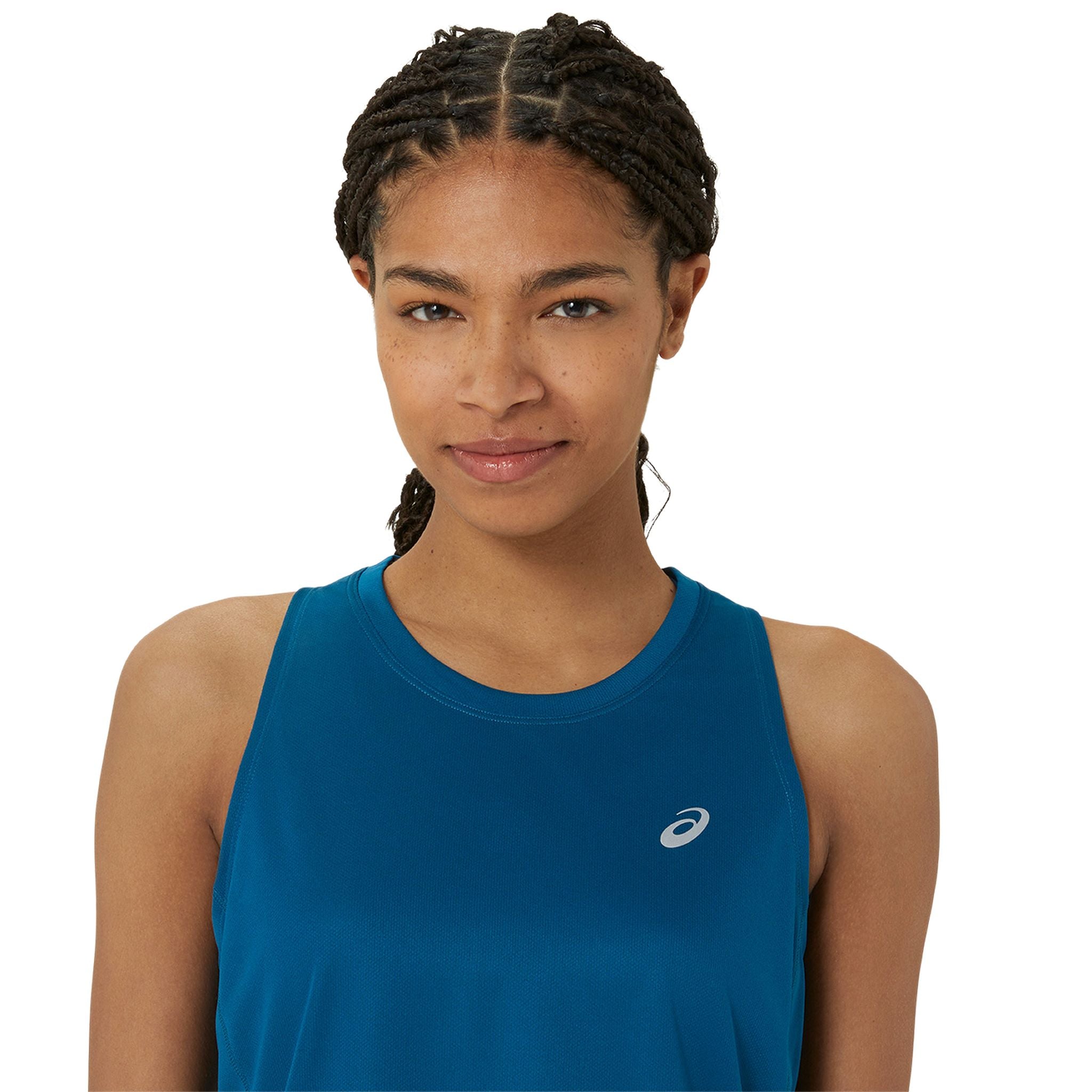 ASICS Silver Womens Running Tank