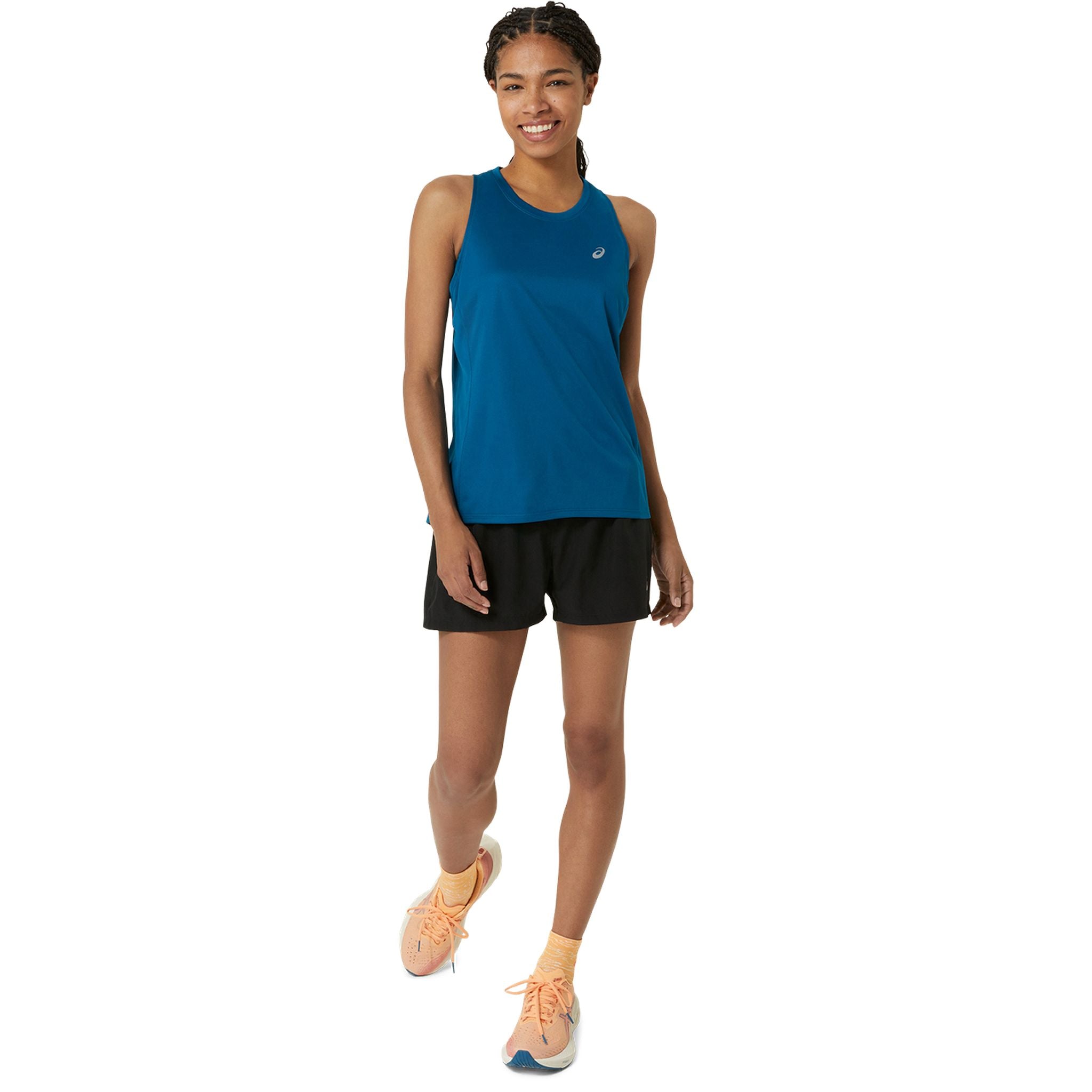 ASICS Silver Womens Running Tank