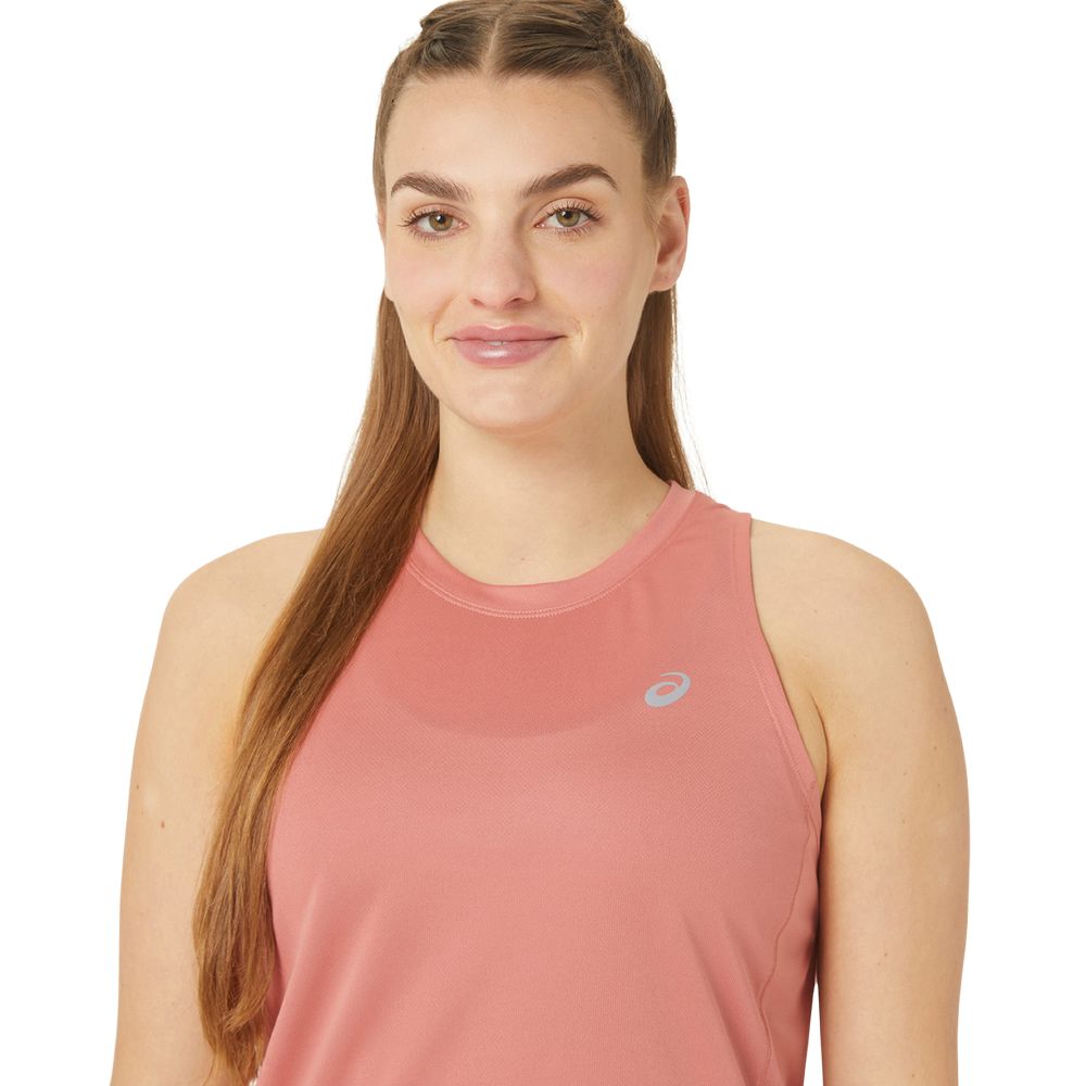 ASICS Silver Womens Running Tank