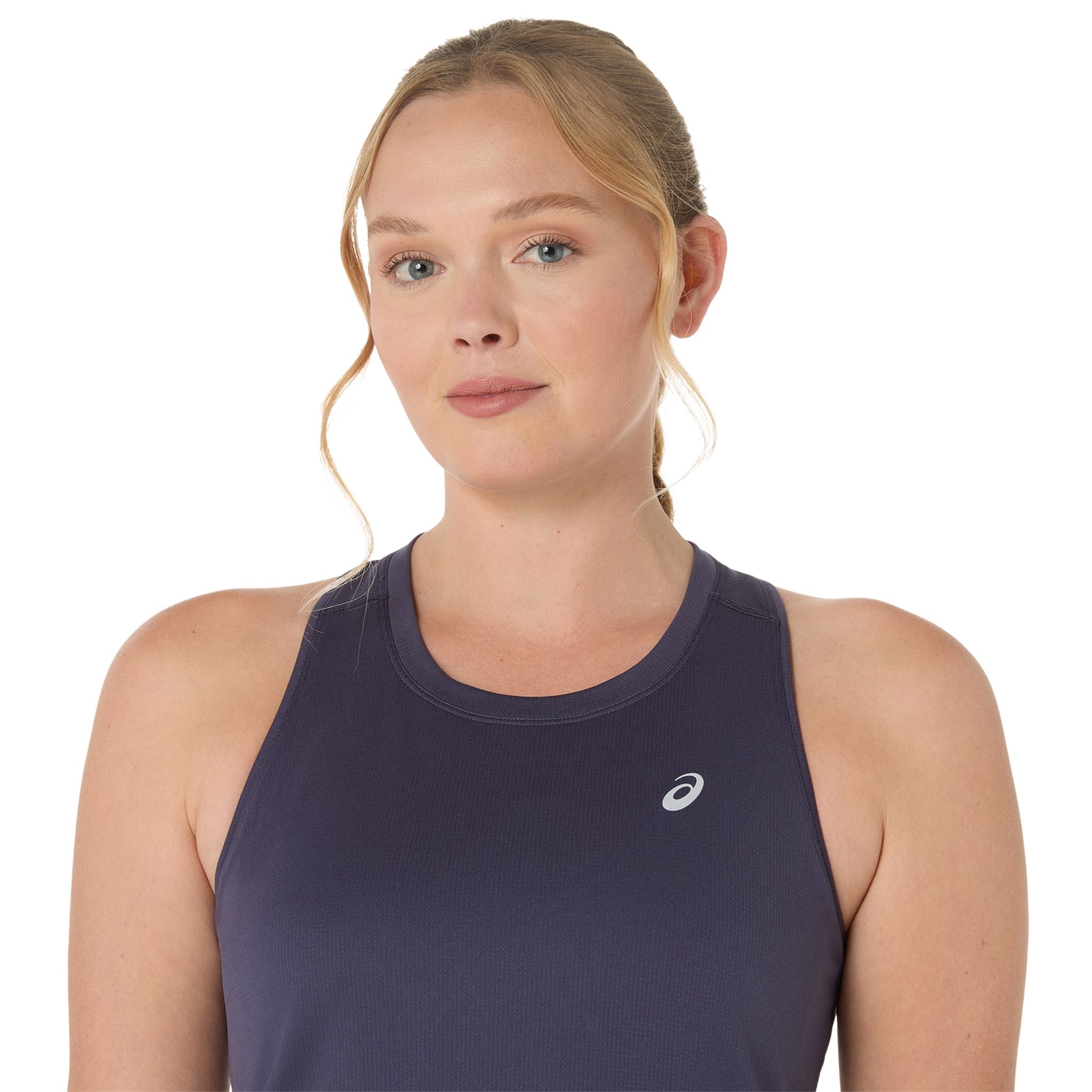 ASICS Silver Womens Running Tank