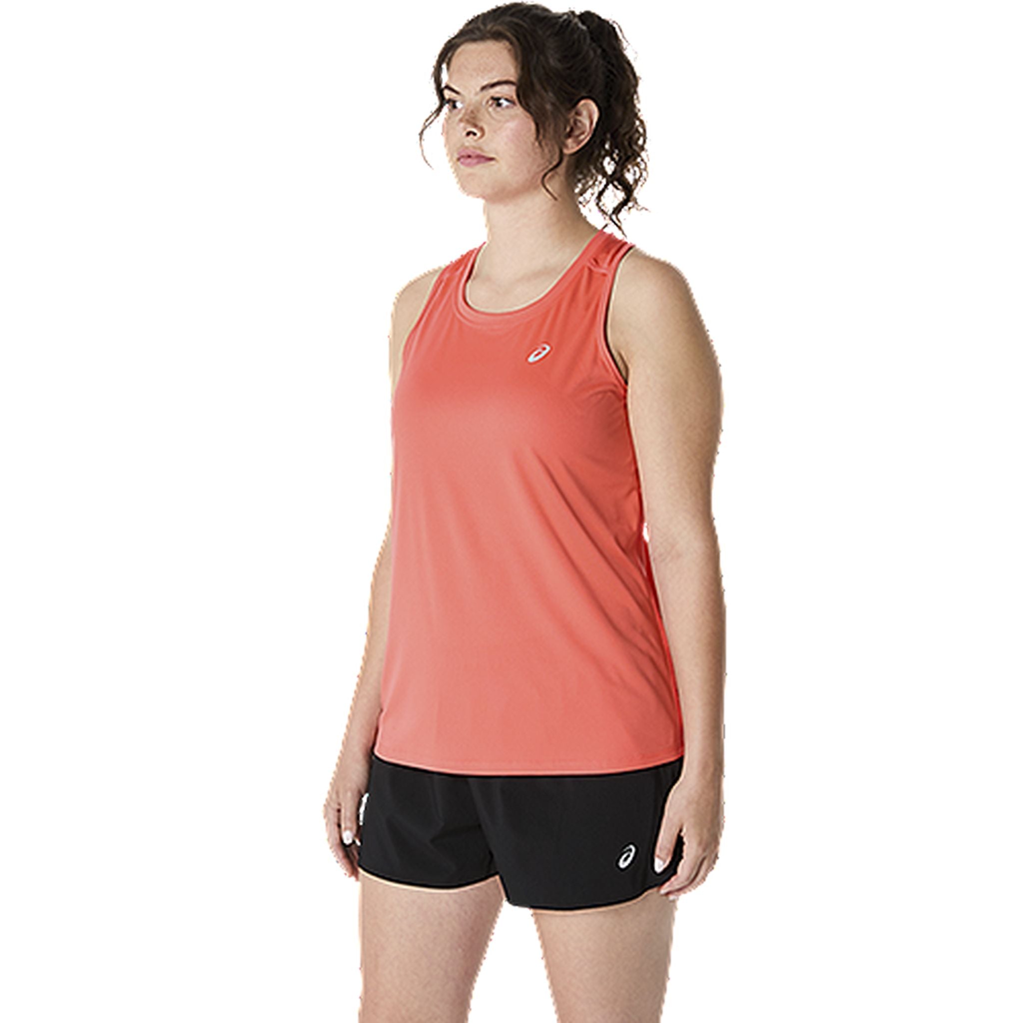 ASICS Silver Womens Running Tank