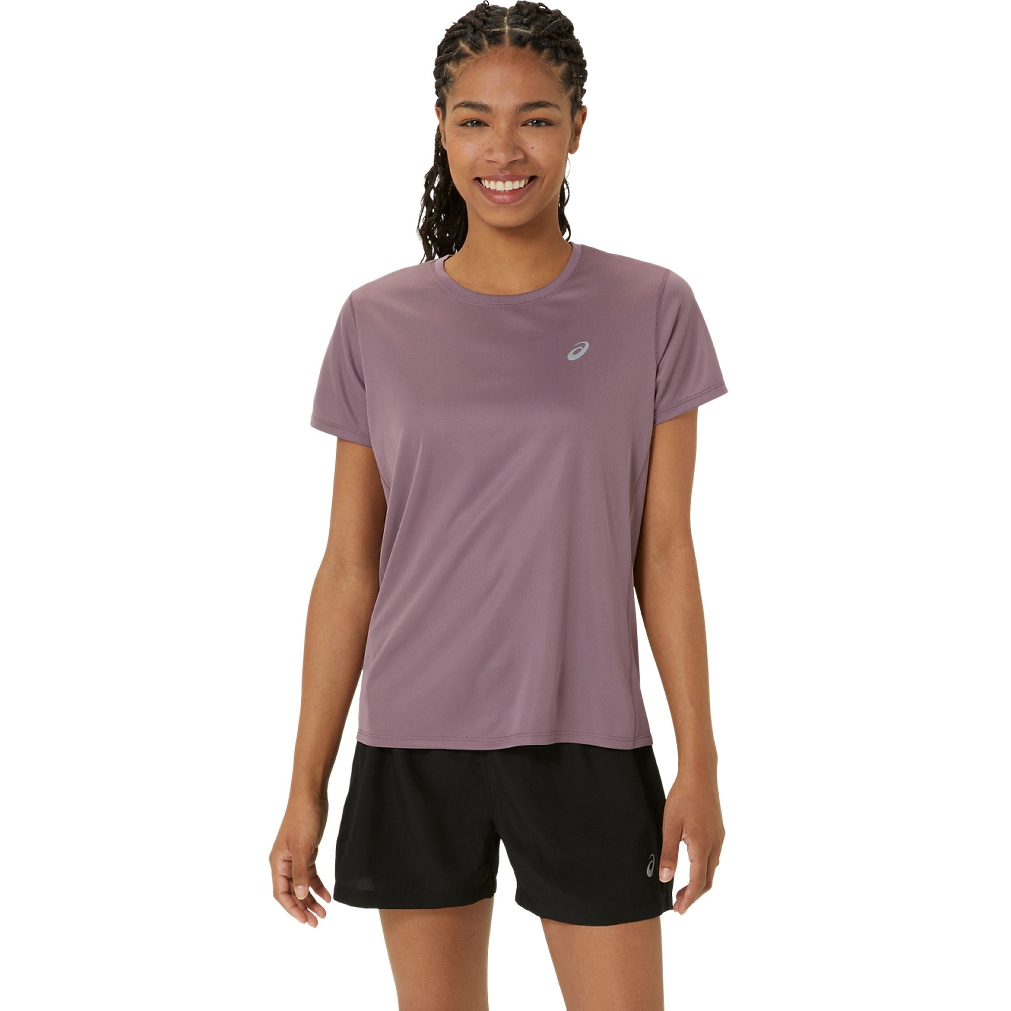 ASICS Silver Womens Running Tee