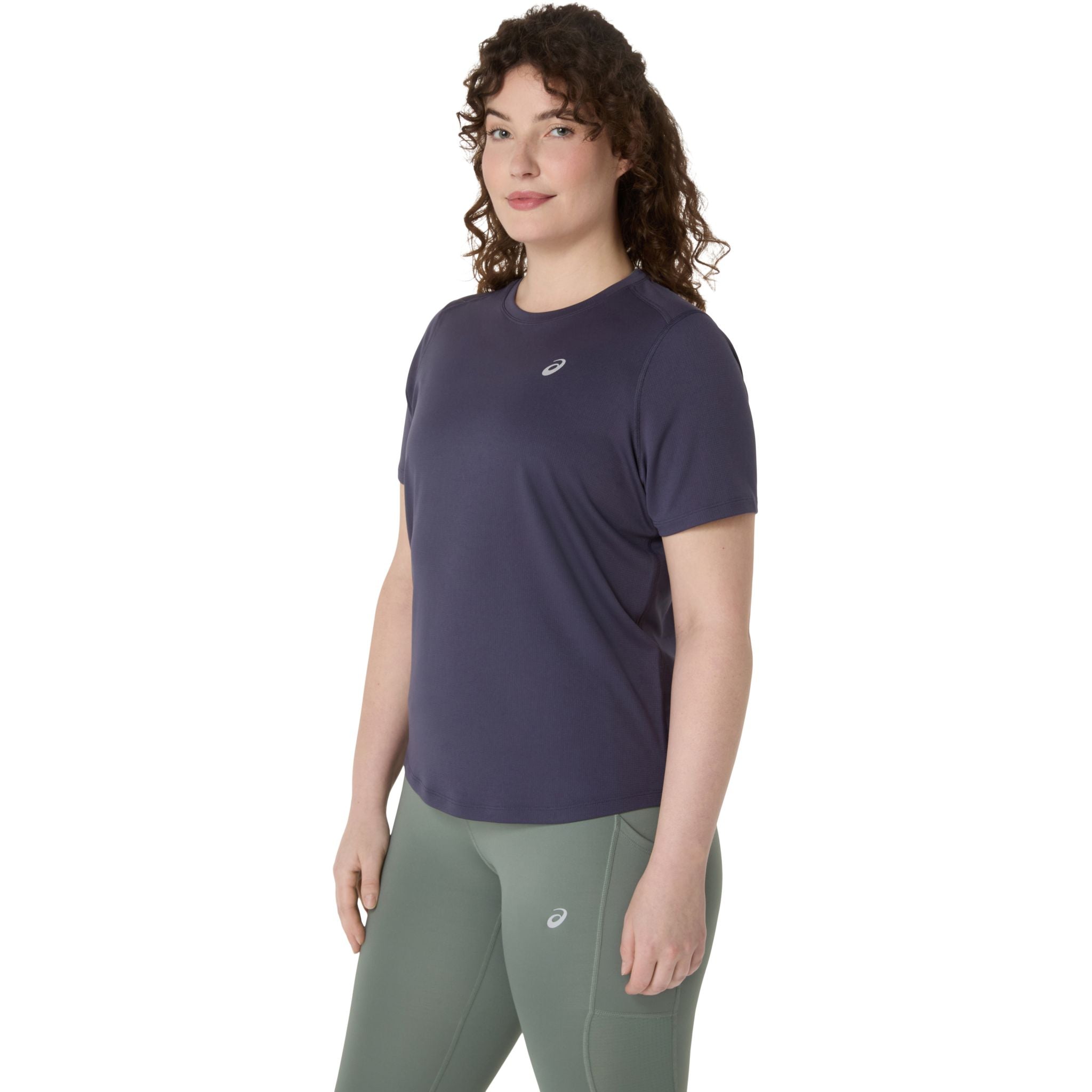ASICS Silver Womens Running Tee