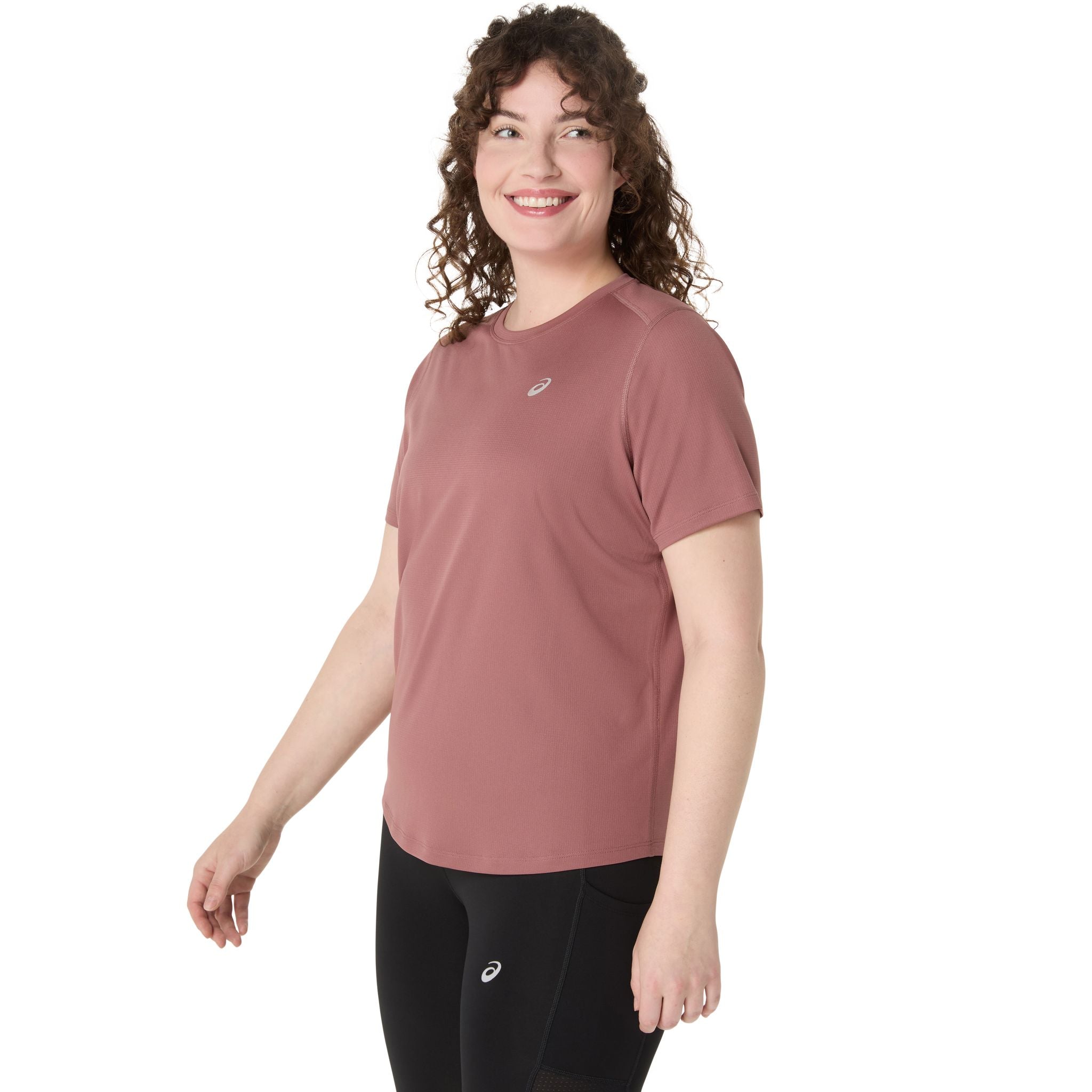 ASICS Silver Womens Running Tee