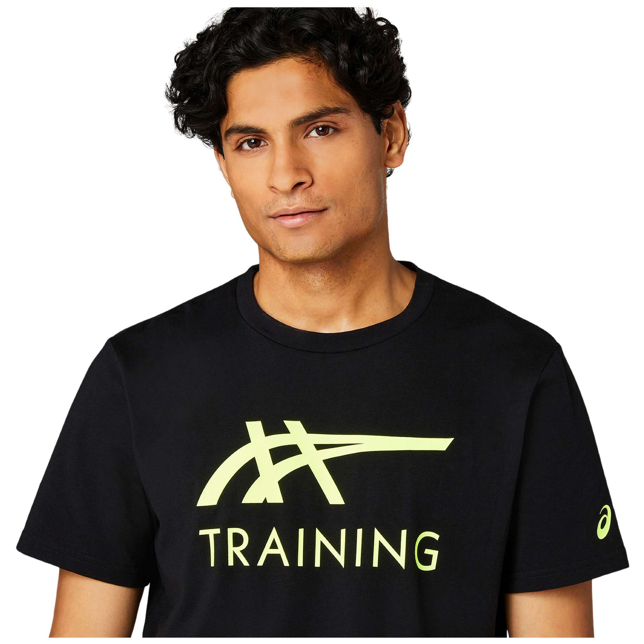ASICS Stripe Logo Graphic Mens Tee