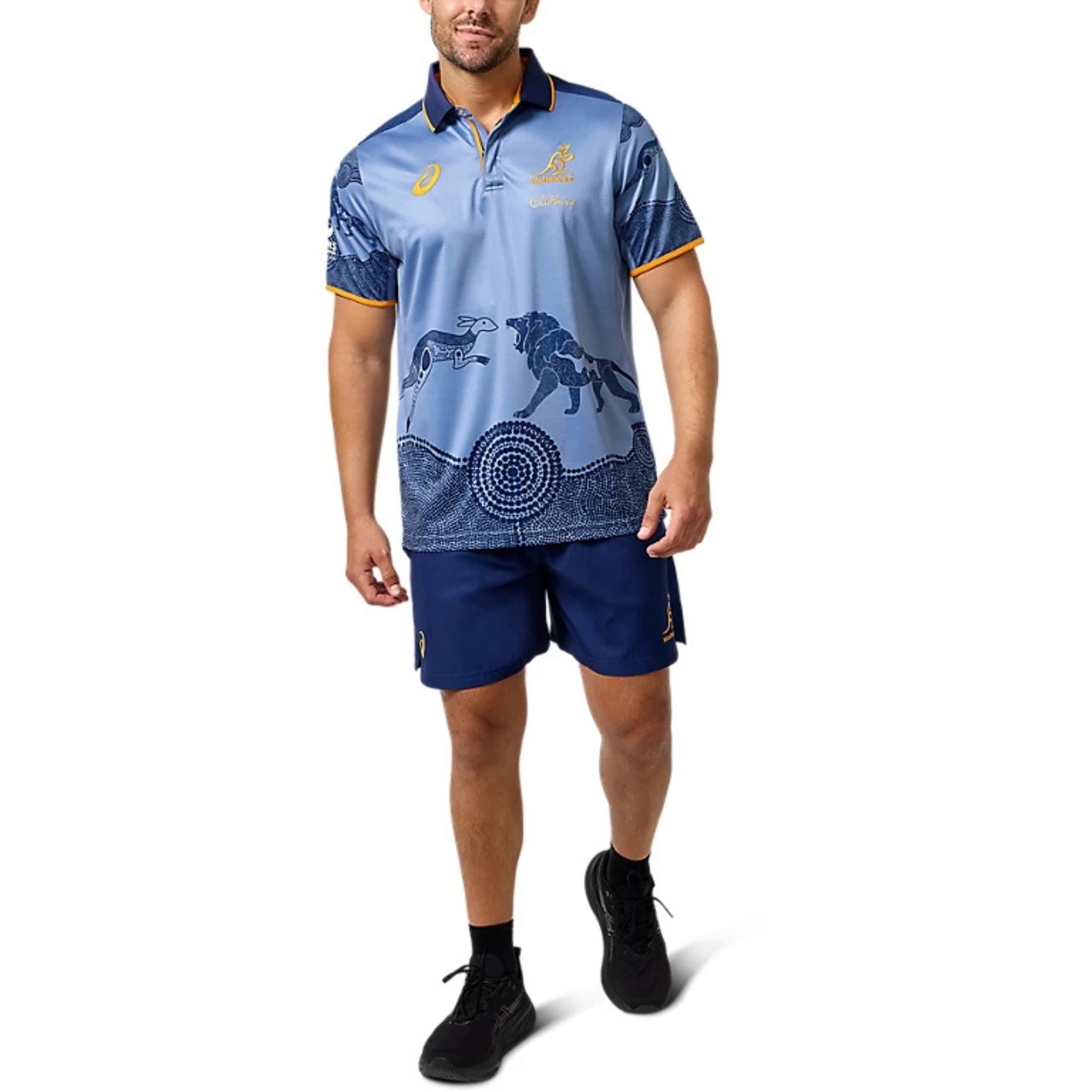 ASICS Wallabies Mens Training Polo