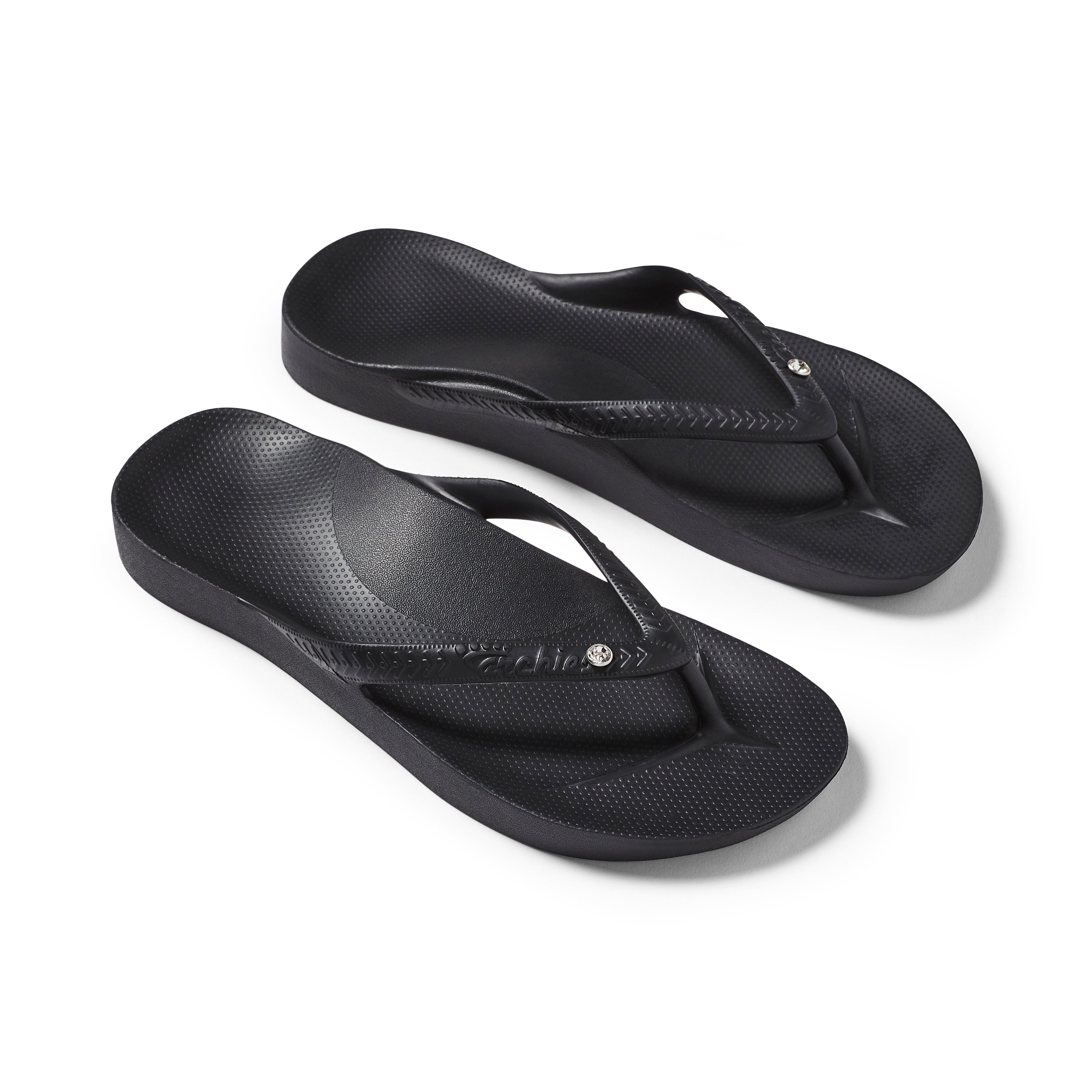 Archies Crystal Arch Support Thongs