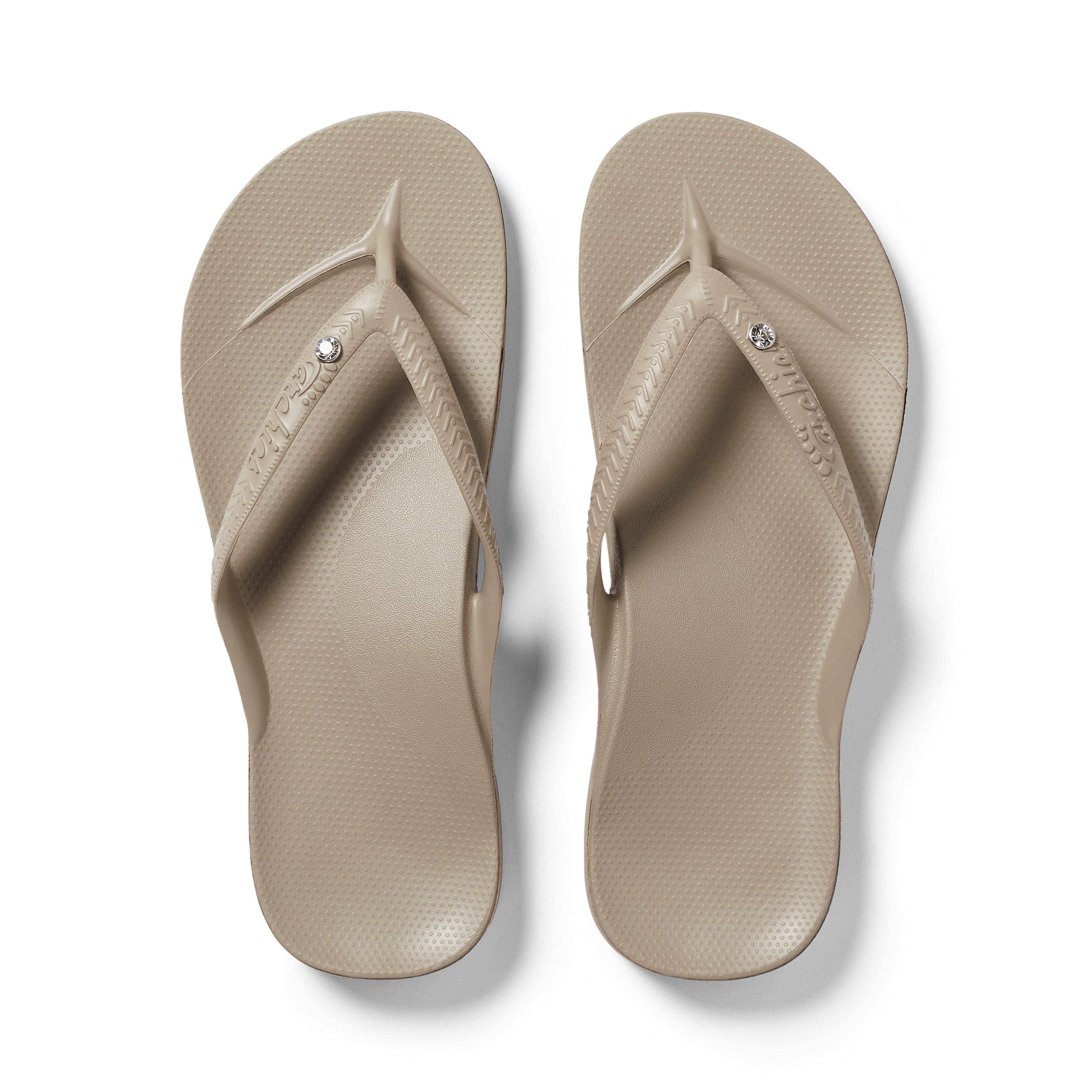 Archies Crystal Arch Support Thongs
