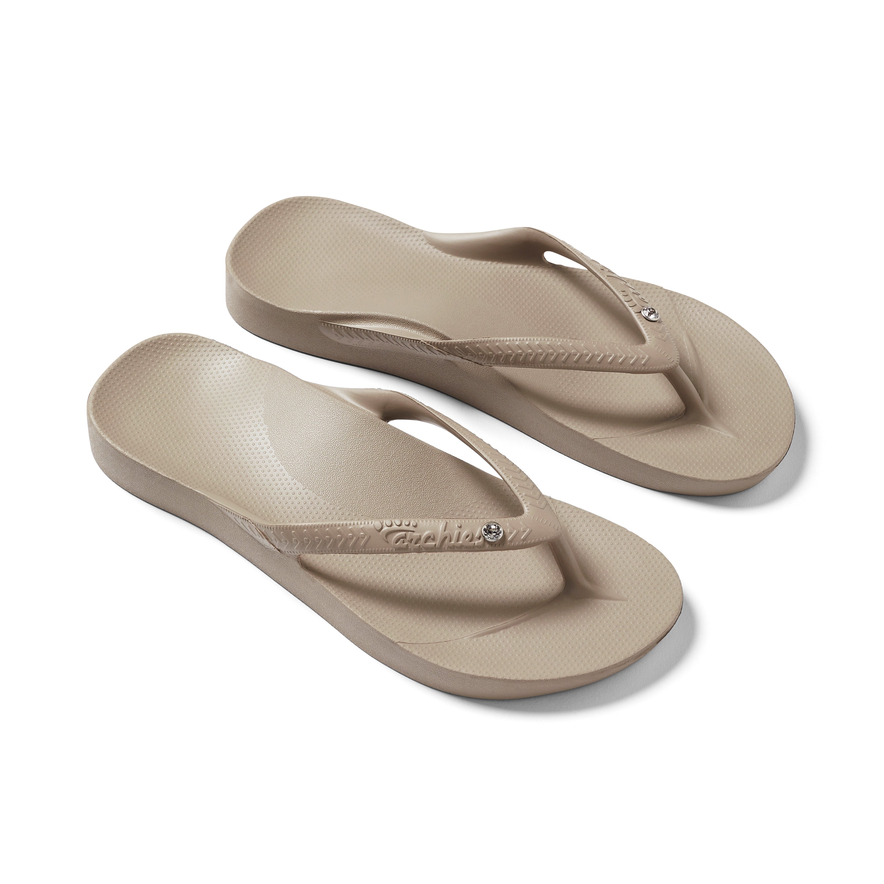 Archies Crystal Arch Support Thongs