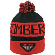 AFL Essendon Bombers Bar Beanie
