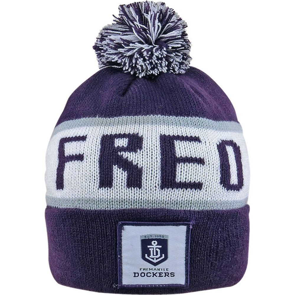 AFL Fremantle Dockers Bar Beanie