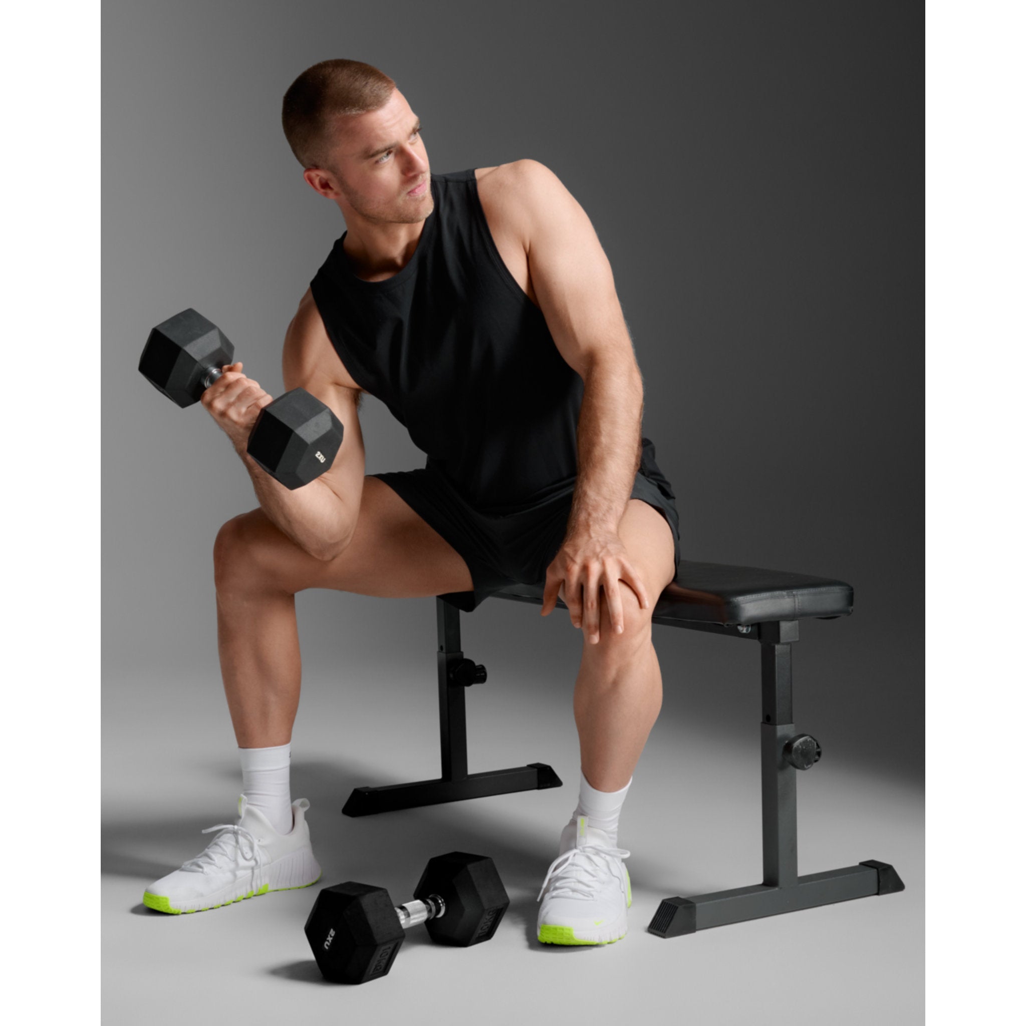 2XU Motion Cotton Flex Mens Tank