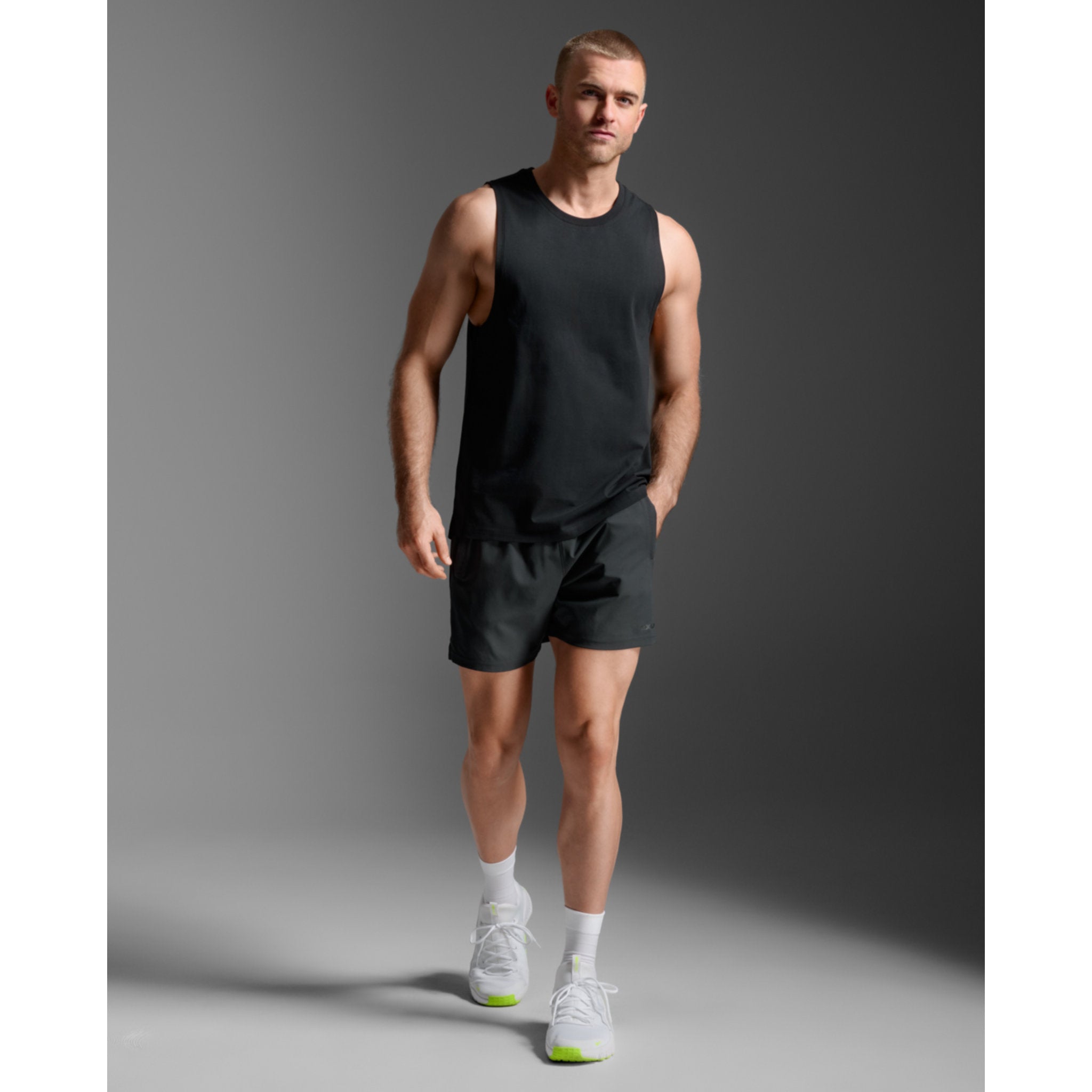 2XU Motion Cotton Flex Mens Tank