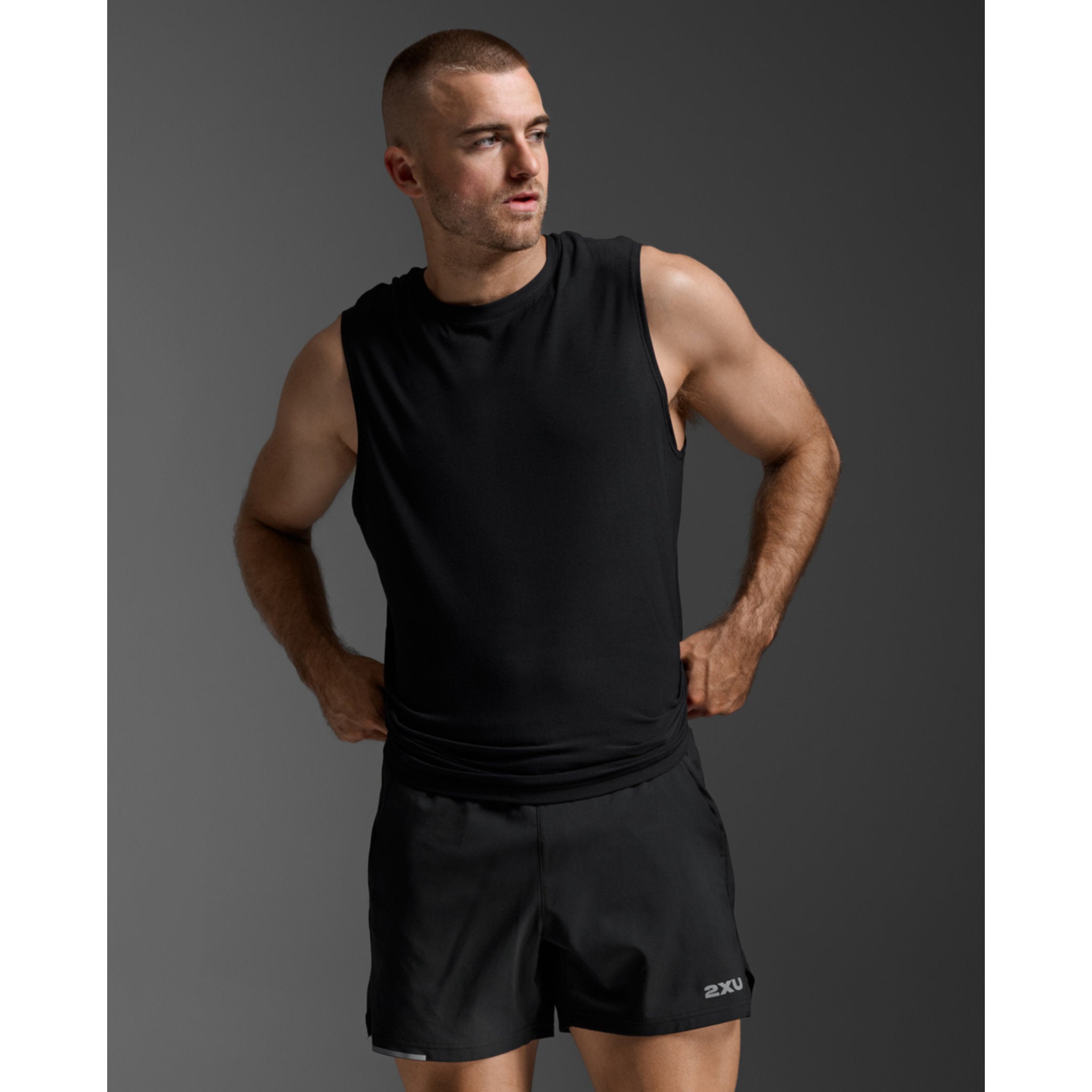 2XU Signature Soft Jersey Mens Tank