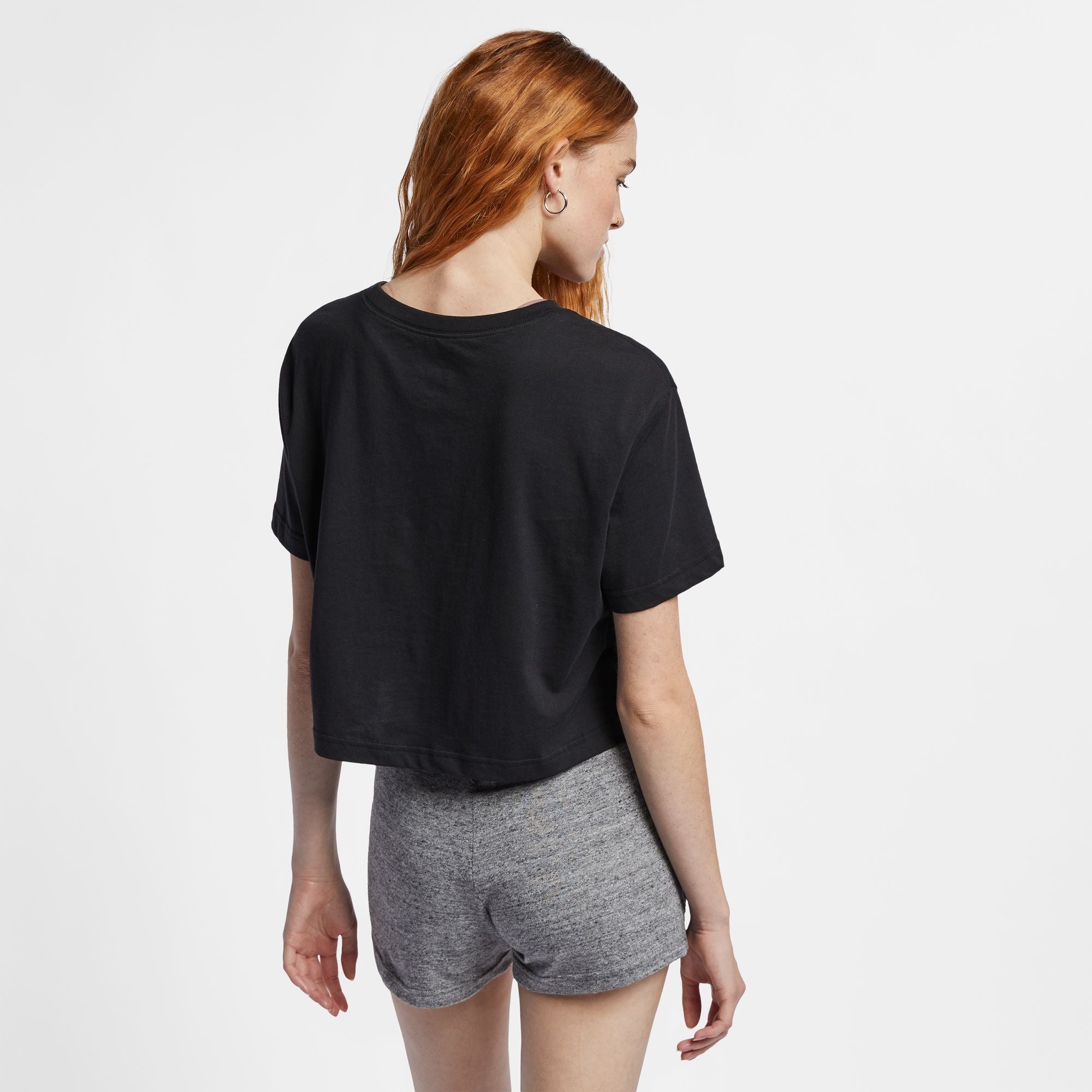 Nike Club Cropped Logo Womens Tees