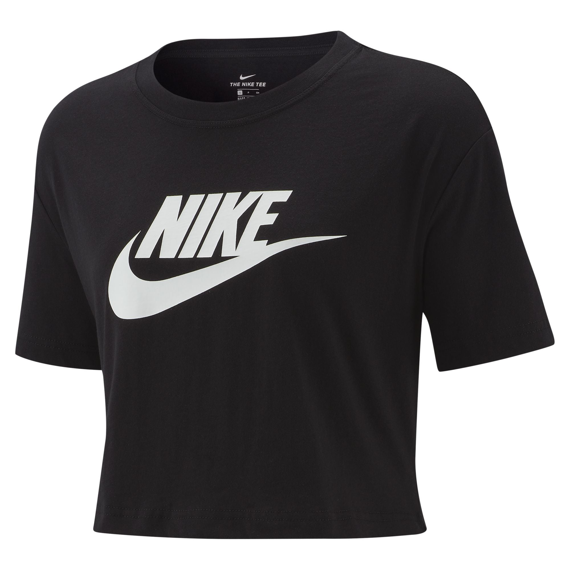 Nike Club Cropped Logo Womens Tees