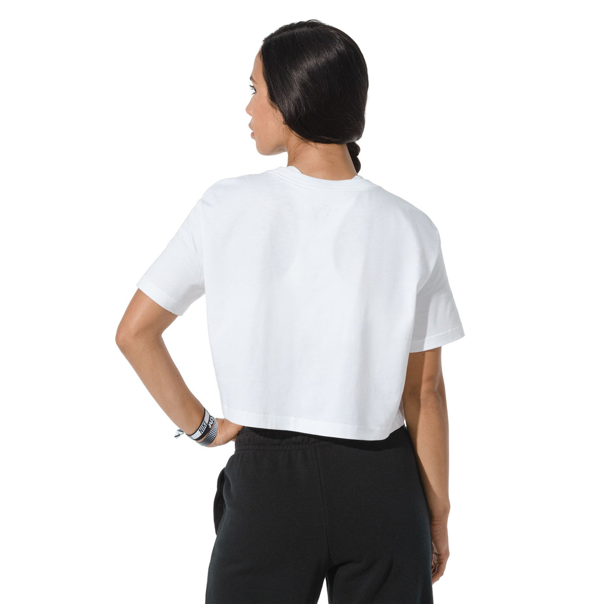 Nike Club Cropped Logo Womens Tee