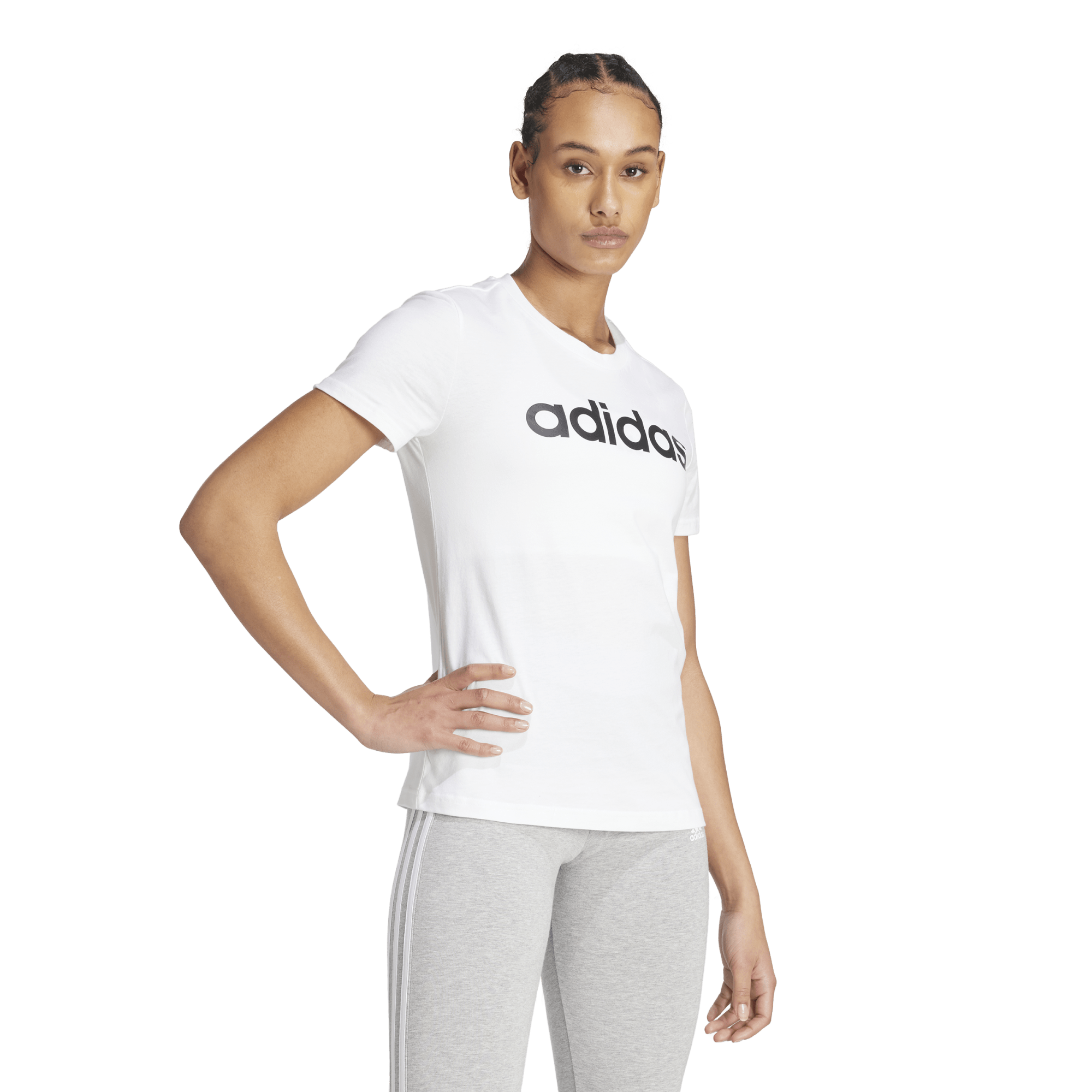 adidas Essentials Linear Womens Tee