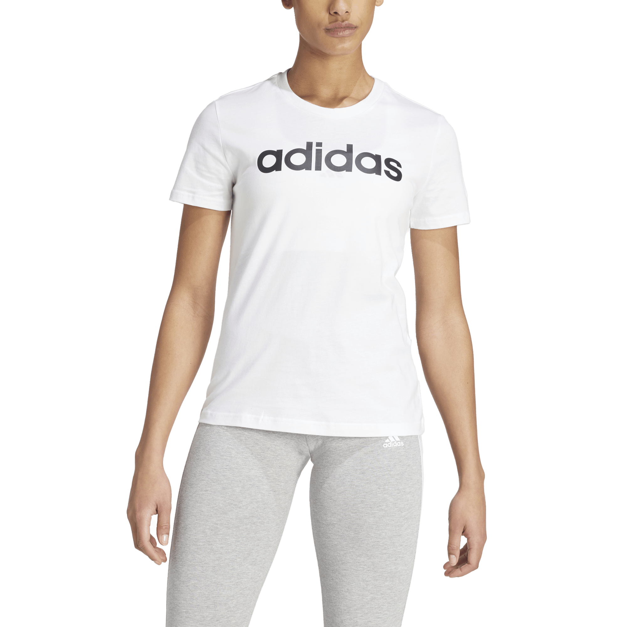 adidas Essentials Linear Womens Tee