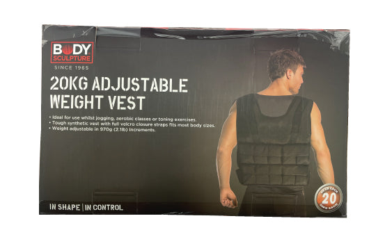 Body Sculpture 20kg Adjustable Weight Vest