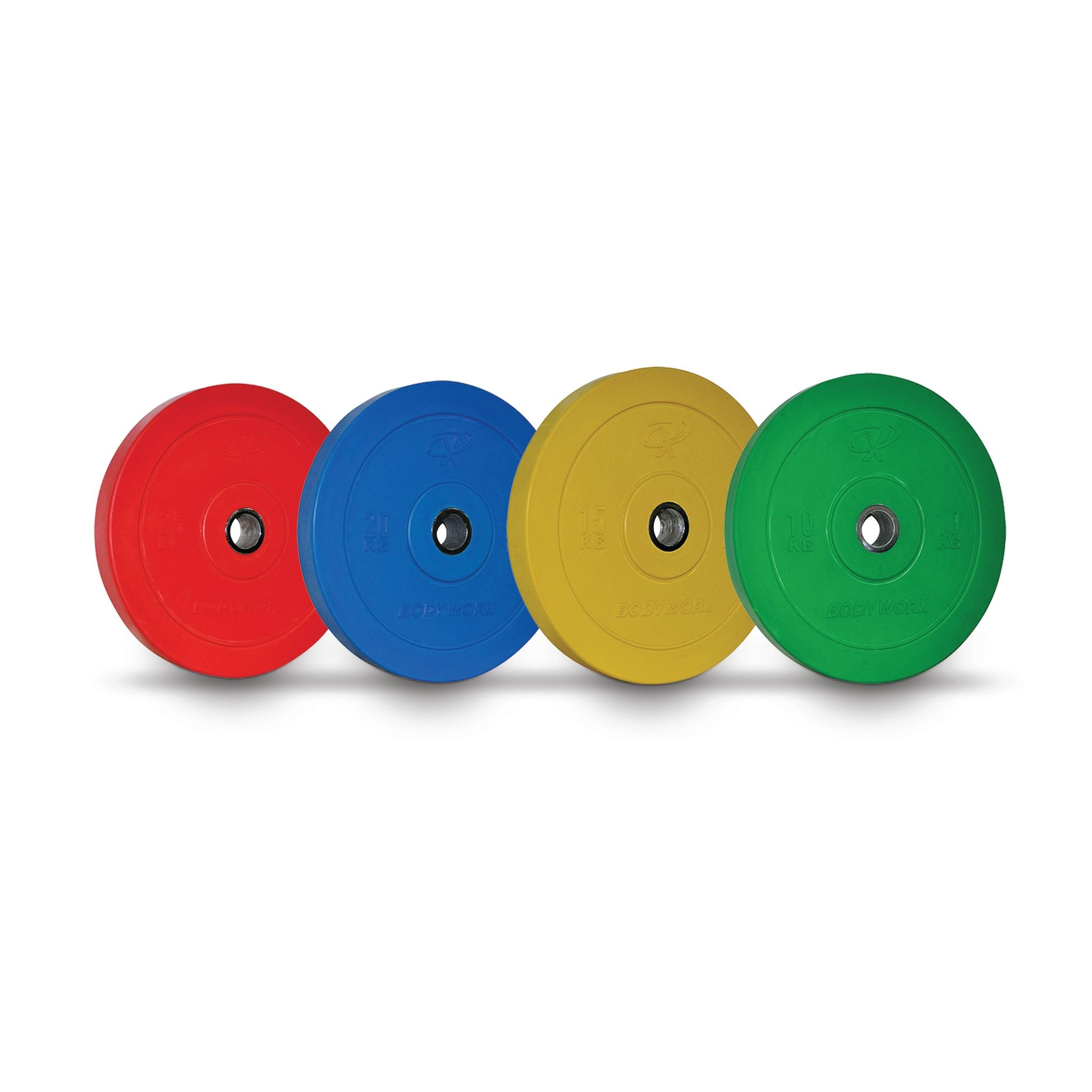 Bodyworx Rubber Coloured Olympic Bumper Plate - 10kg