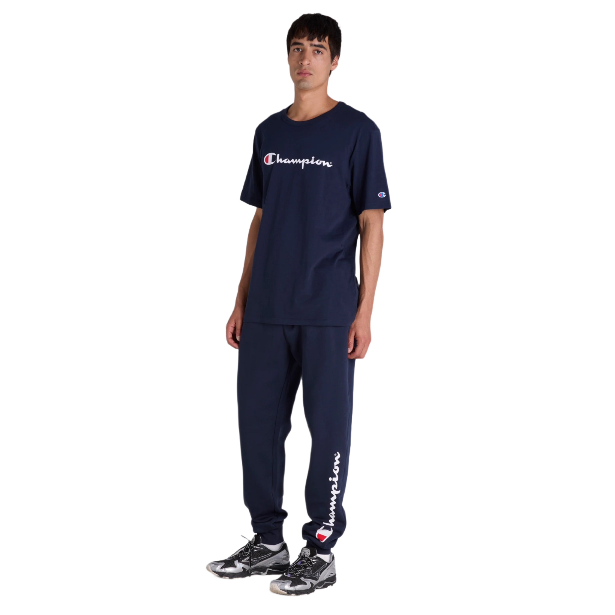 Champion Legacy Script Mens Trackpants