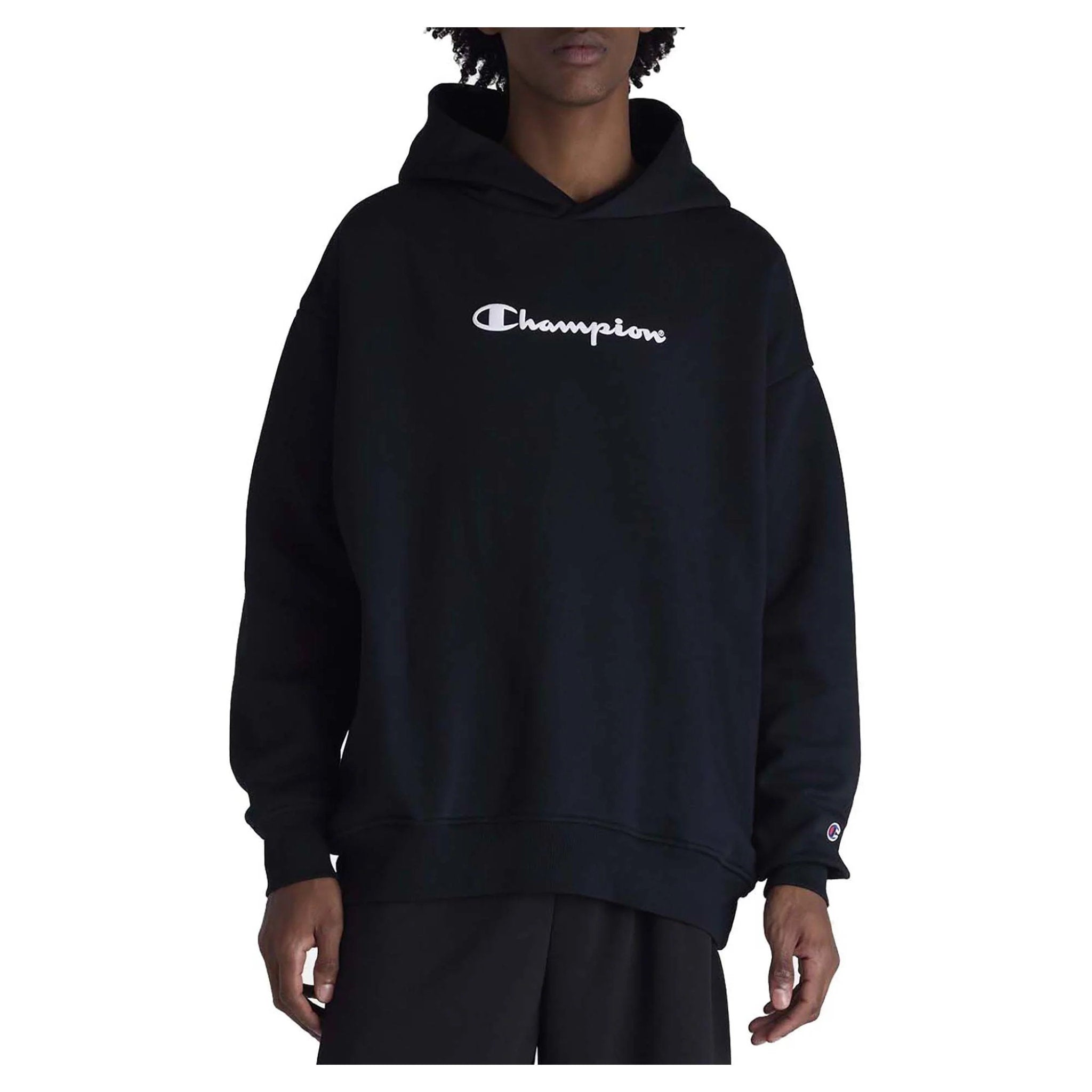 Champion Puff Script Mens Hoodie