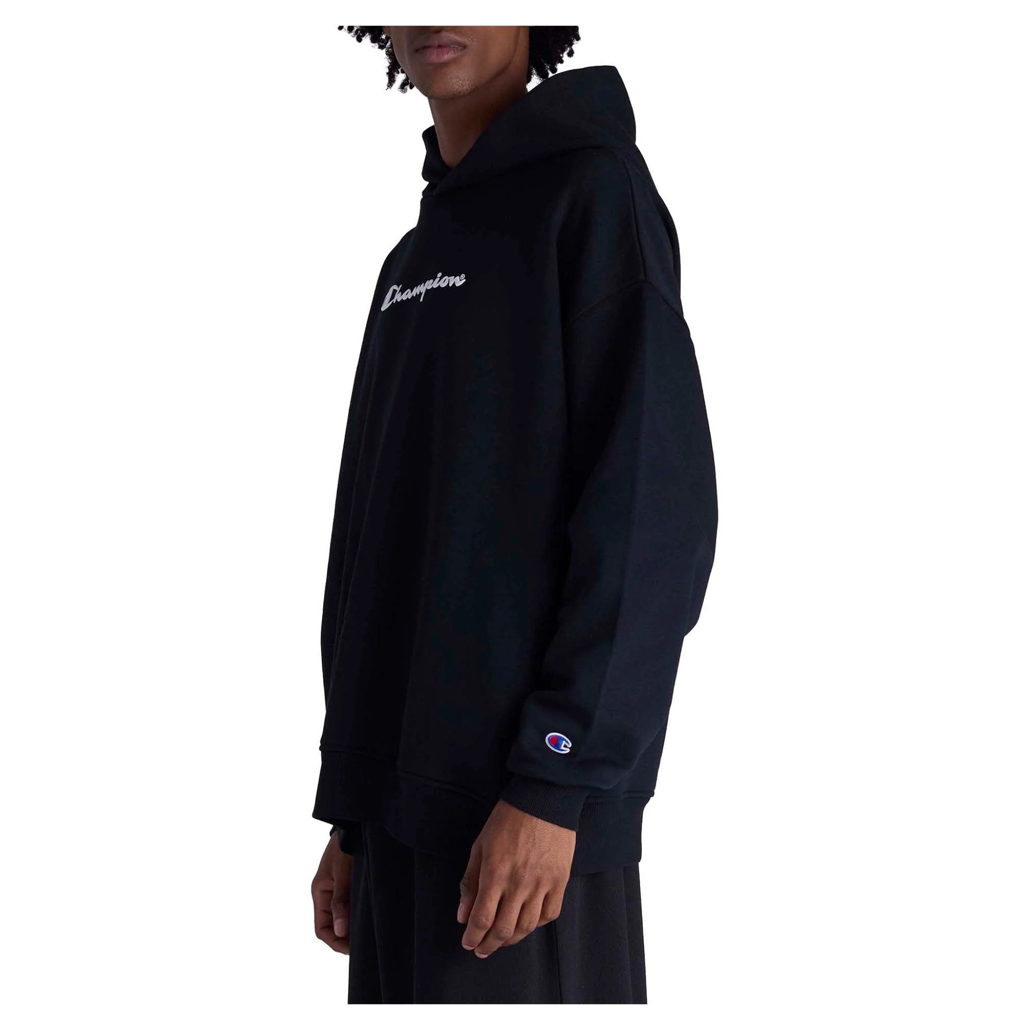 Champion Puff Script Mens Hoodie