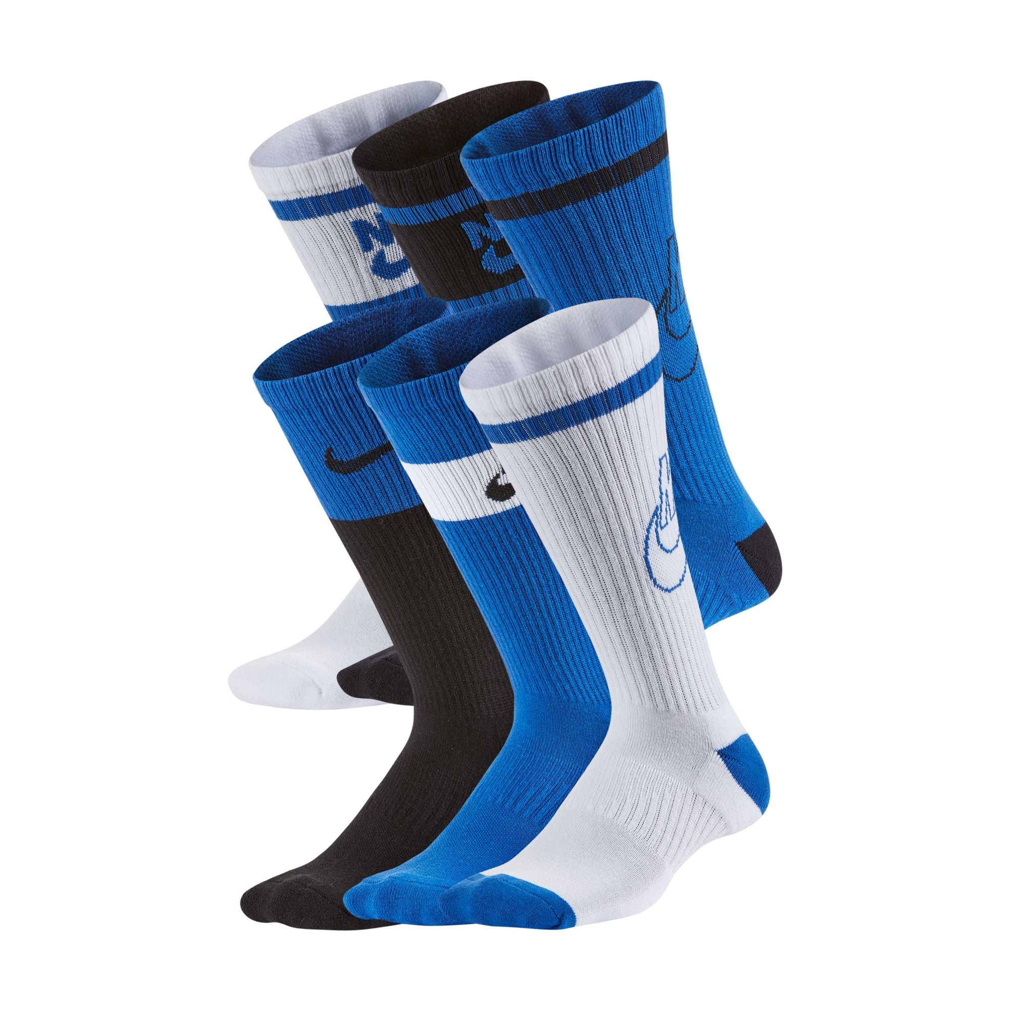 Nike Everyday Kids Cushioned Crew Socks 6 Pack
