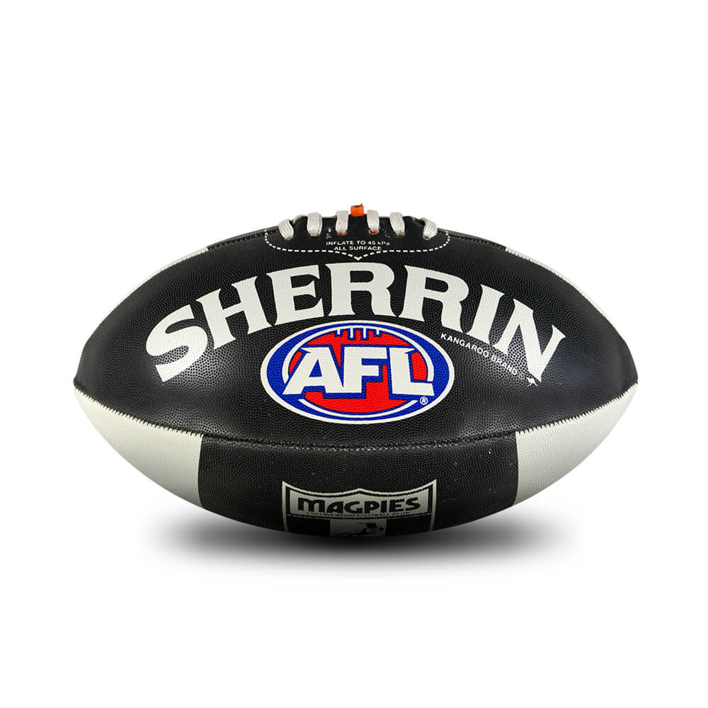 Sherrin AFL All Surface 1st 18 Football - Collingwood Magpies