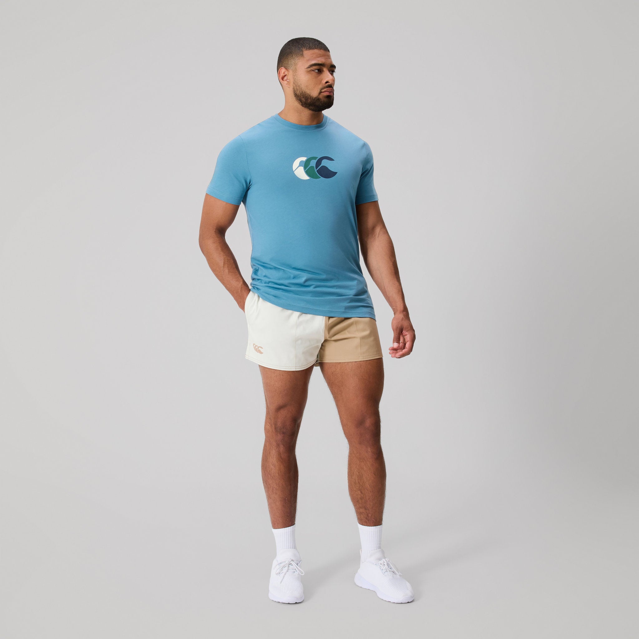 Canterbury Fundamentals Harlequin Drill 3 Inch Short