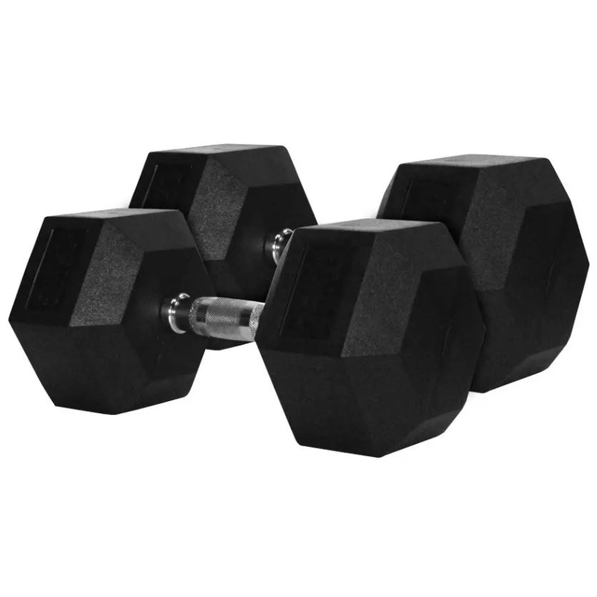 Bodyworx Rubber Hex Dumbbell - 12.5Kg