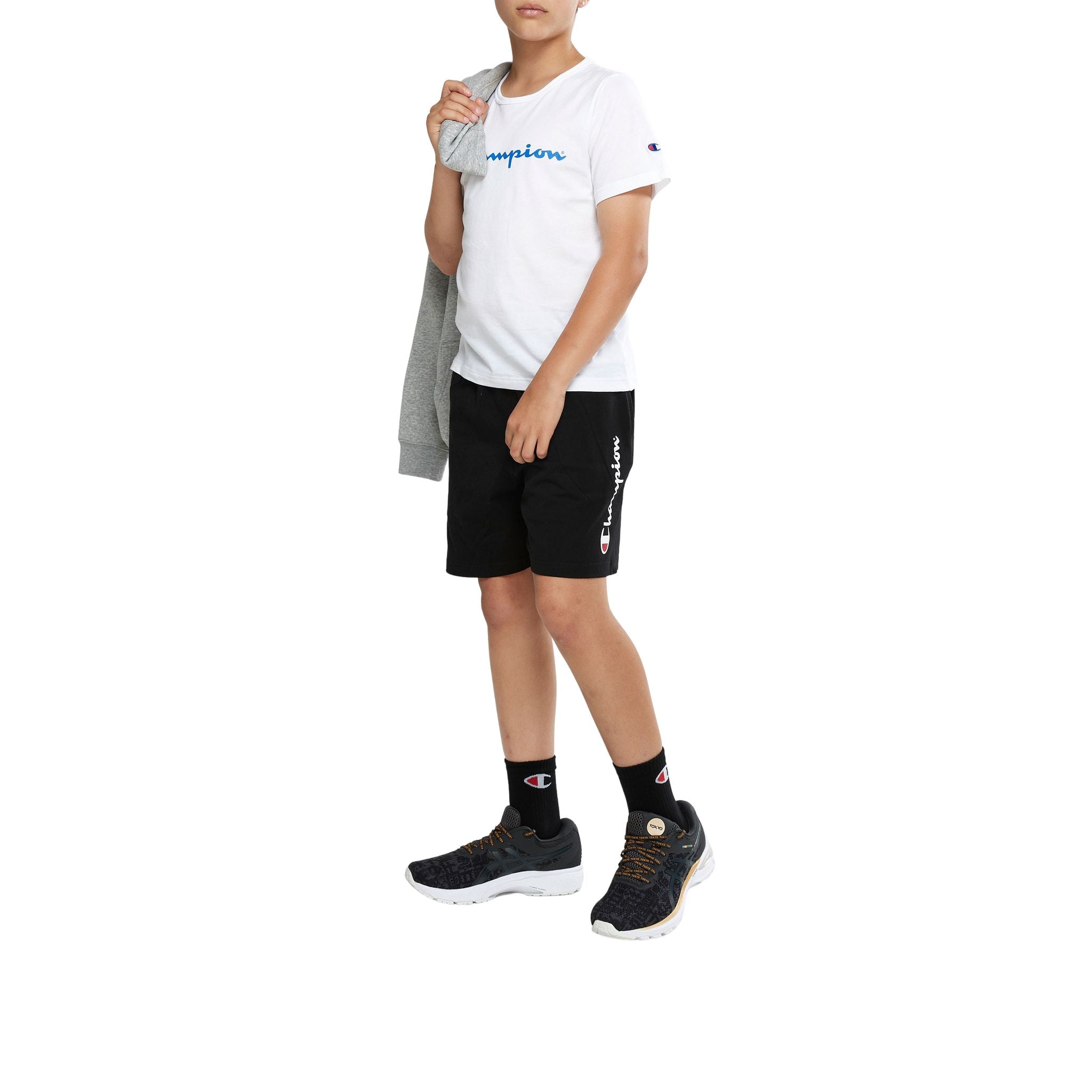 Champion Script Boys Jersey Shorts