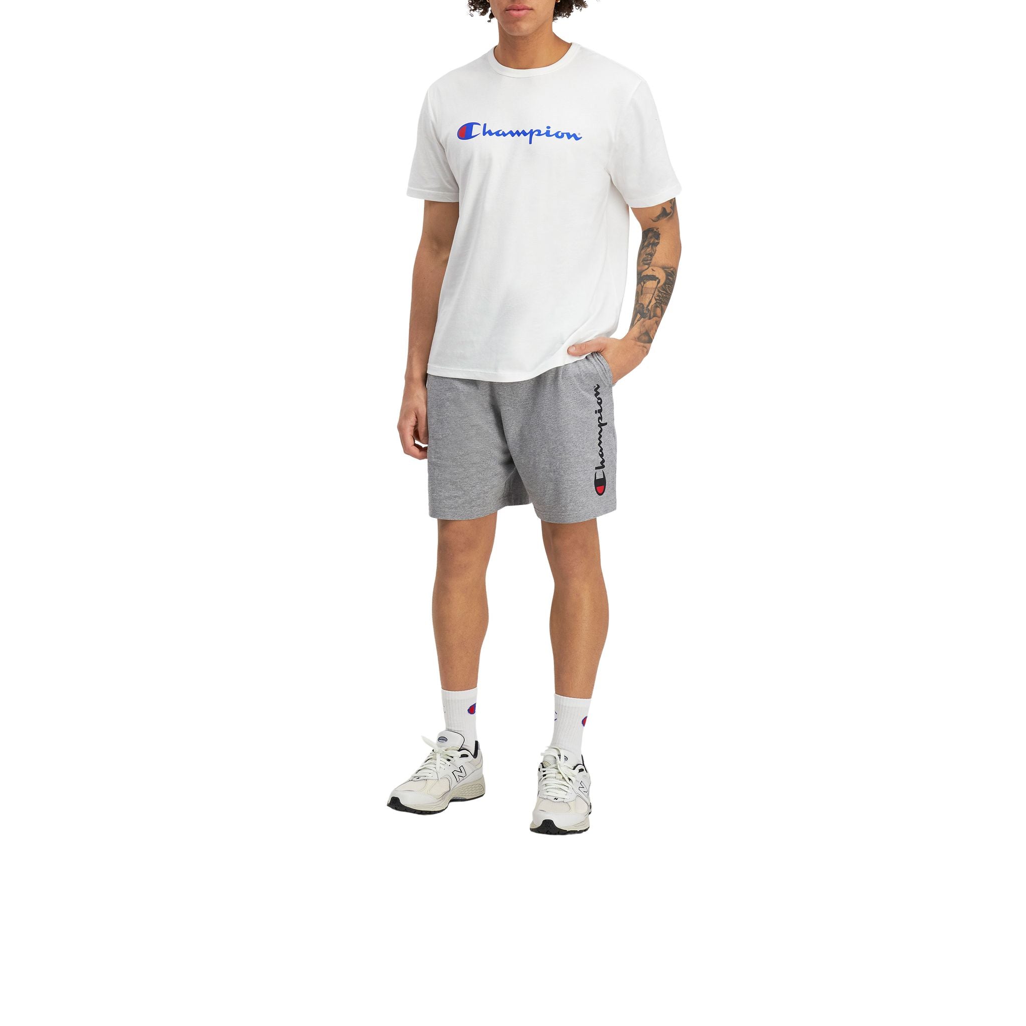 Champion Script Jersey Mens Shorts