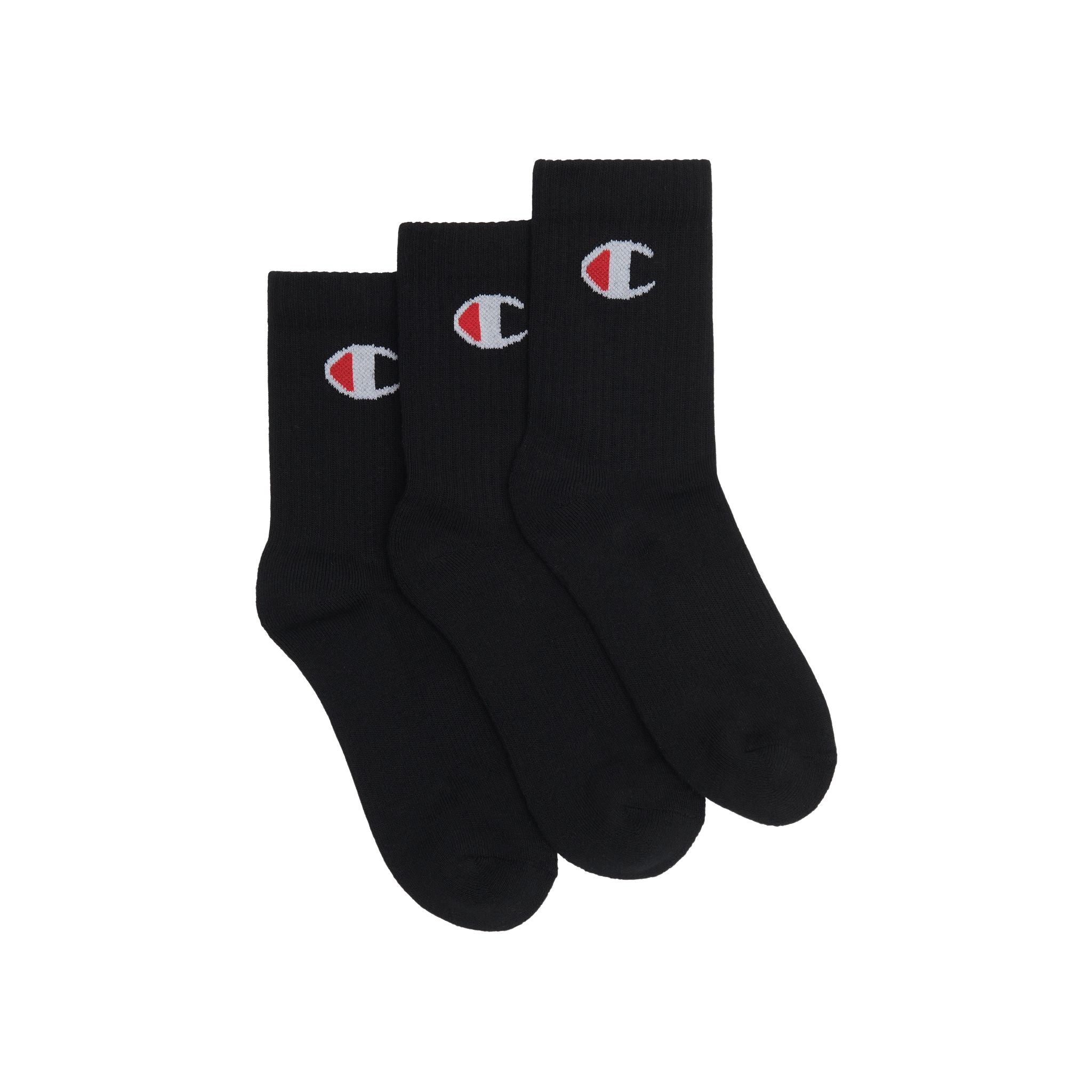 Champion Sports Kids Crew Socks - 3 Pack