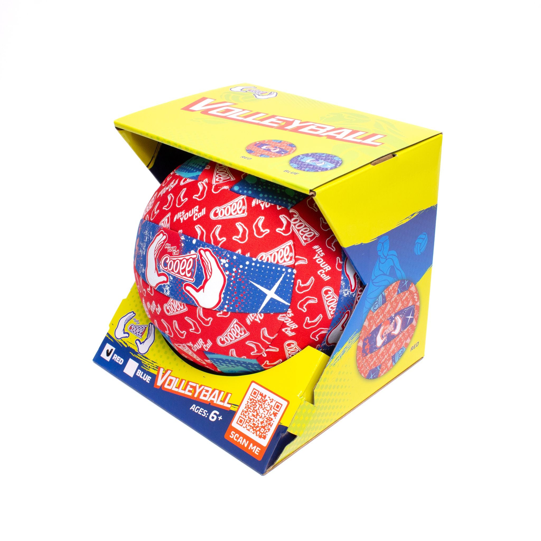 Cooee Neoprene Volleyball - Red