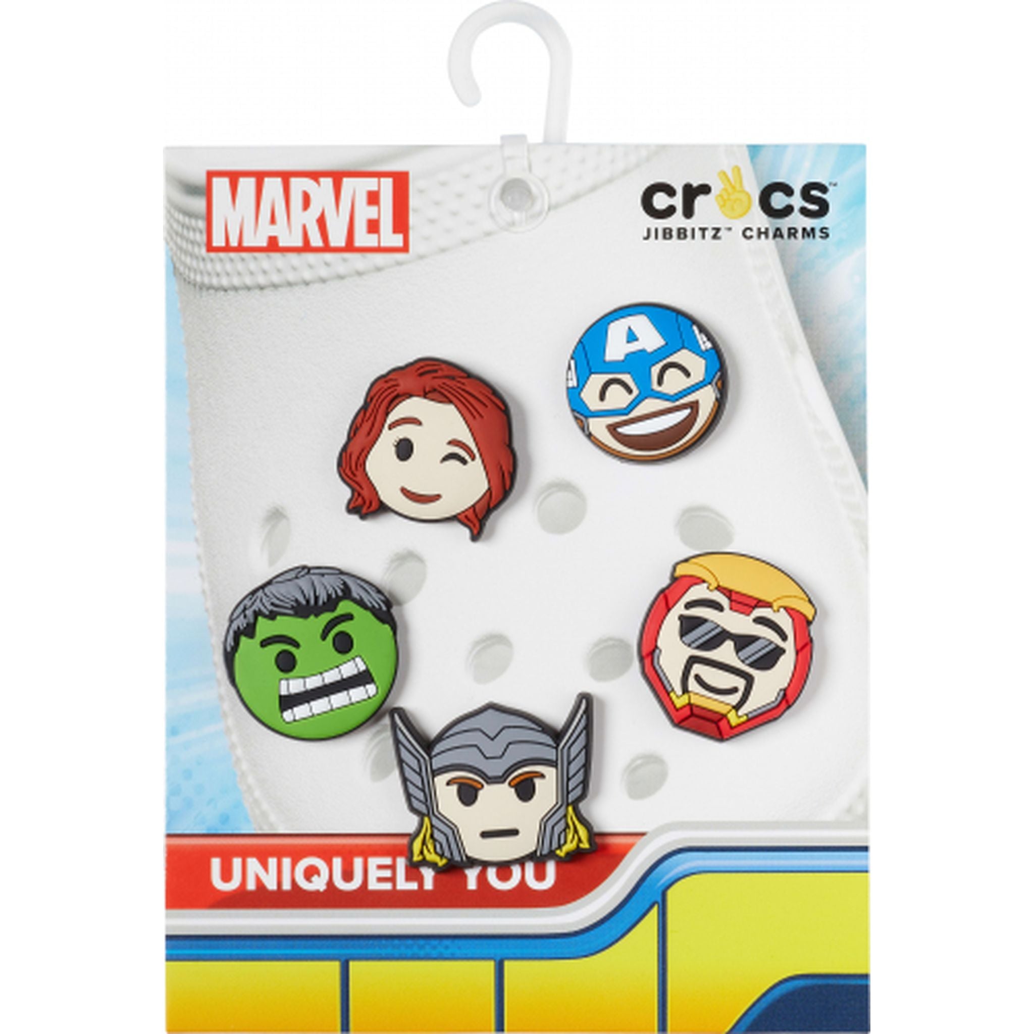 Crocs Avengers Emojis Jibbetz Shoe Charm 5 Pack