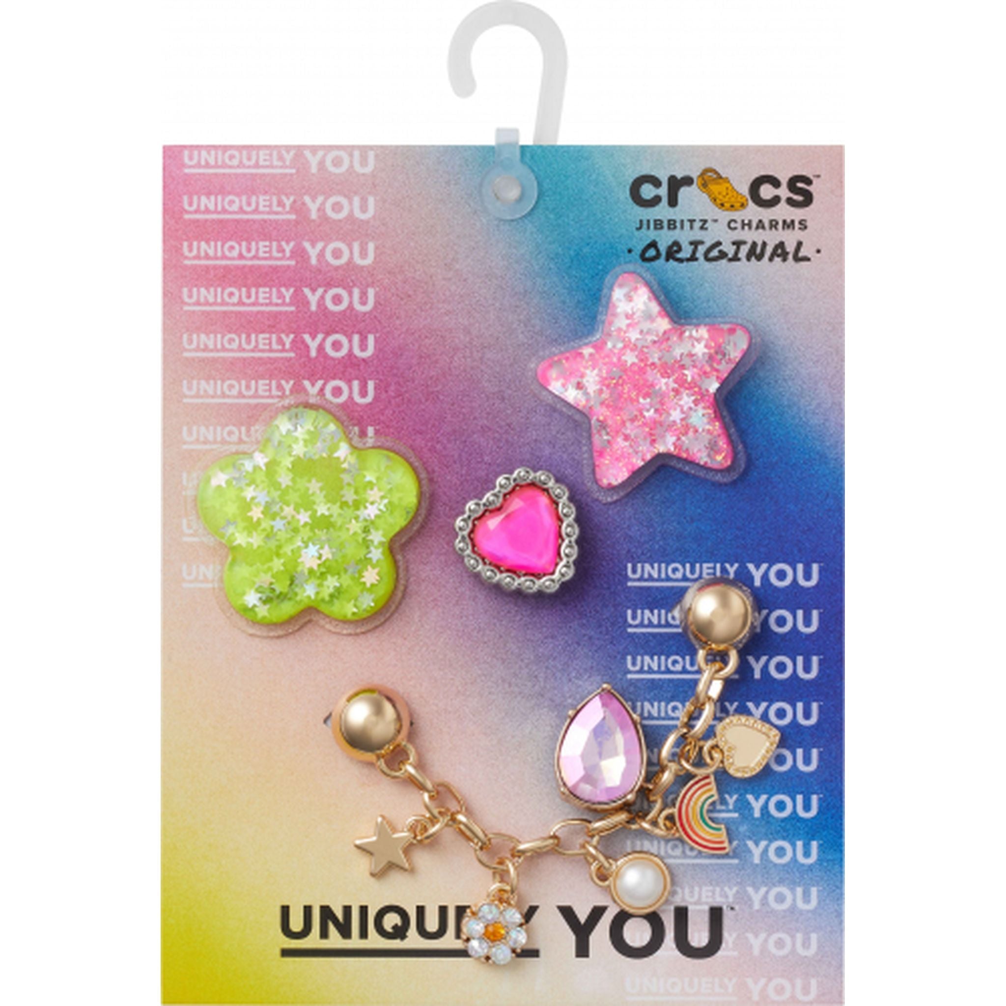 Crocs Good Mix Elevated Symbols Jibbetz Shoe Charm 5 Pack