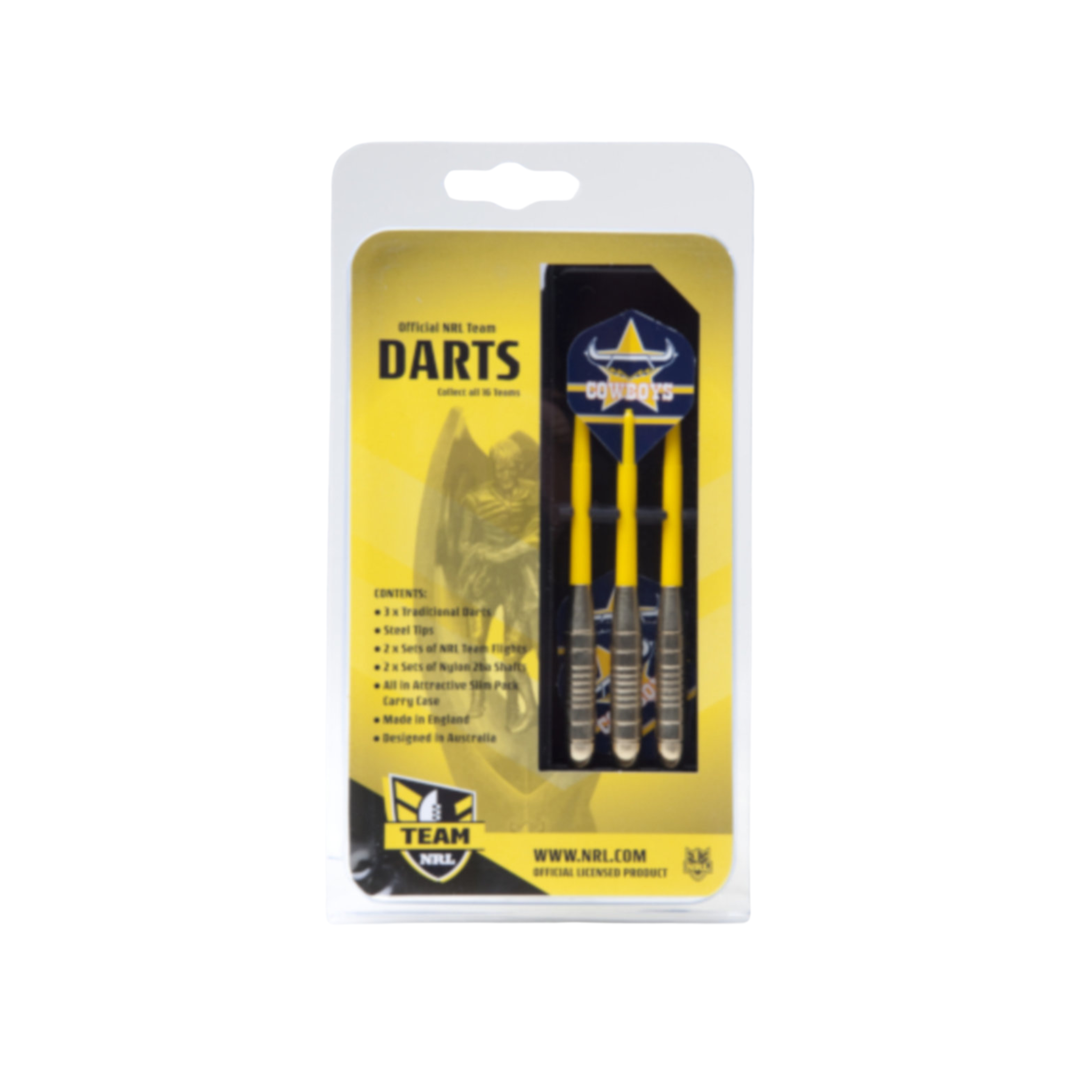 NRL Team Darts 3x24g - North Queensland Cowboys