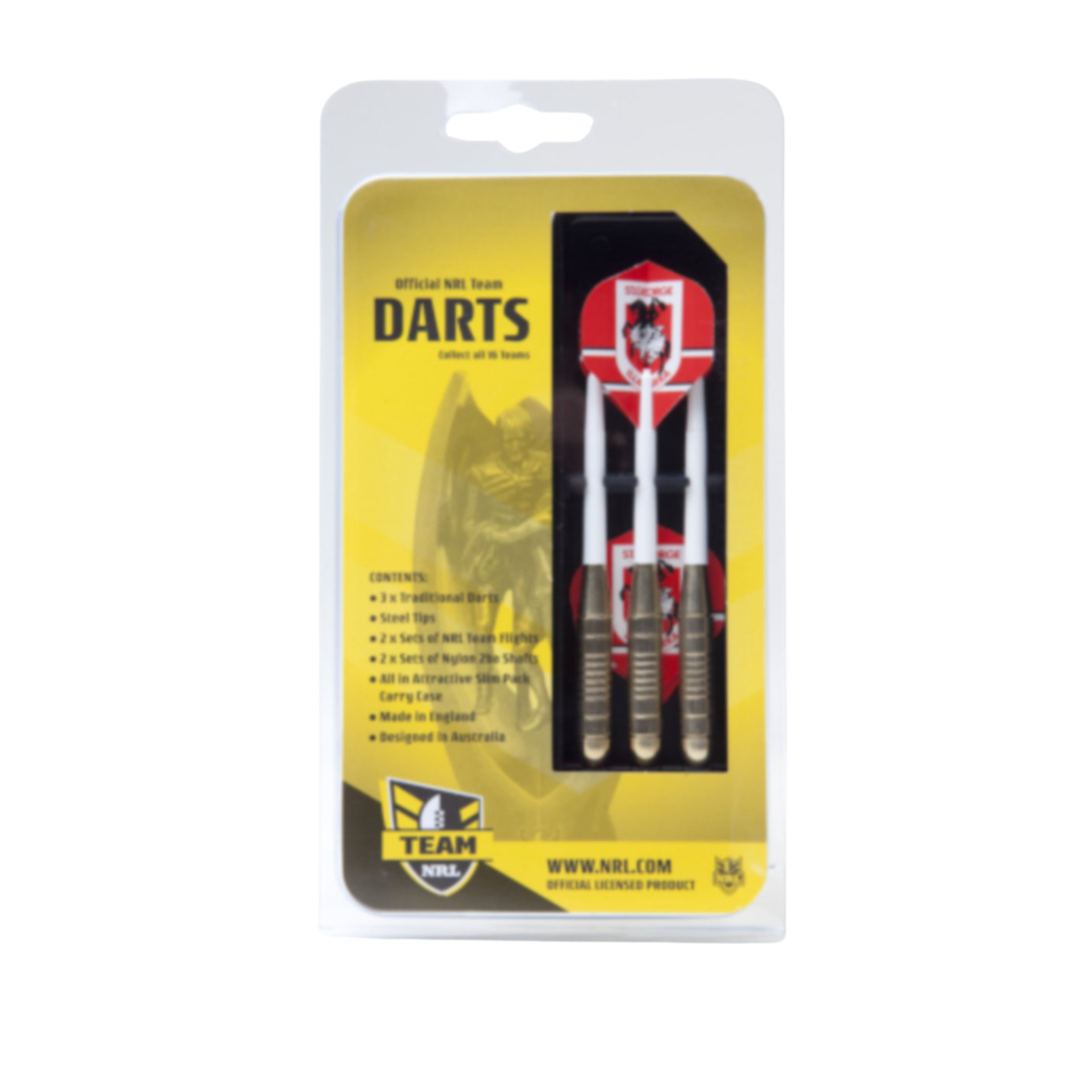 NRL Team Darts 3x24g - St George Dragons