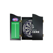 AFL Dartboard and Cabinet Set - Fremantle Dockers
