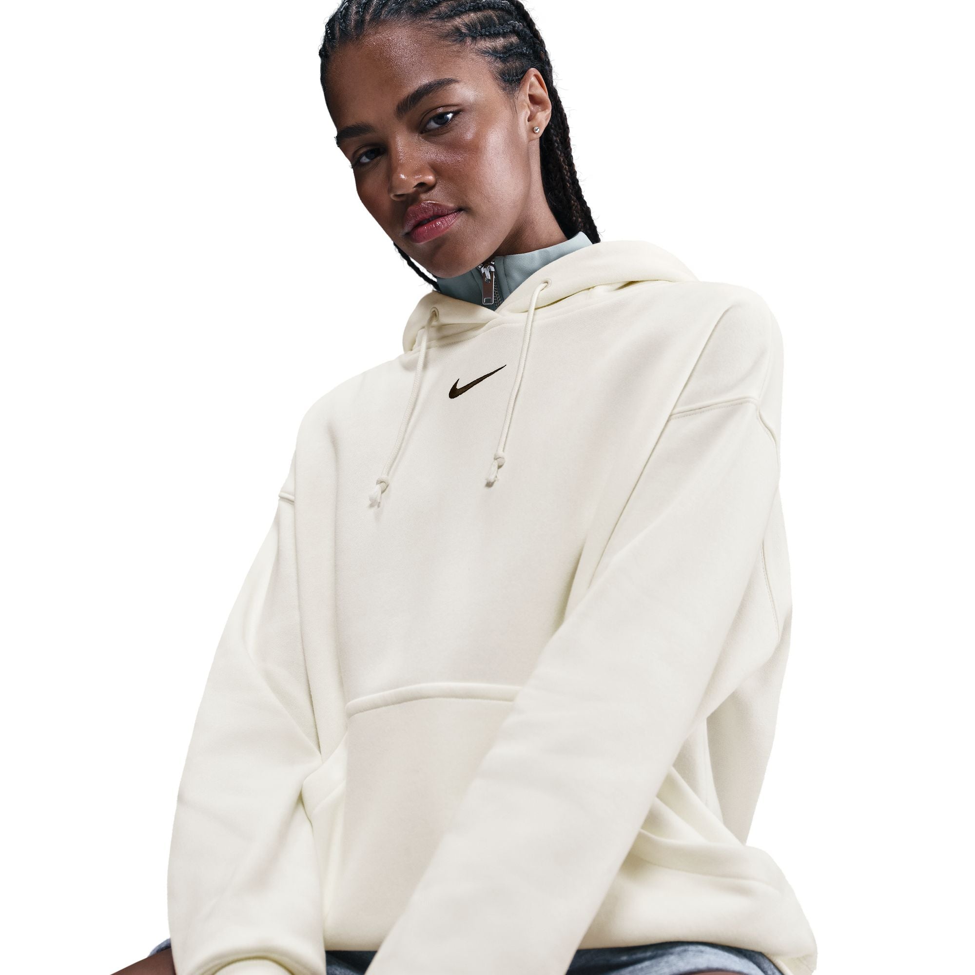 Nike Phoenix Fleece Womens Oversized Pullover Hoodie