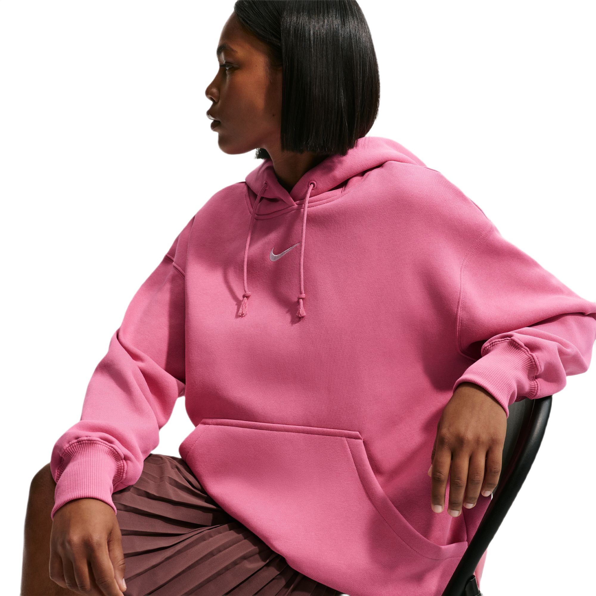 Nike Phoenix Fleece Womens Oversized Pullover Hoodie
